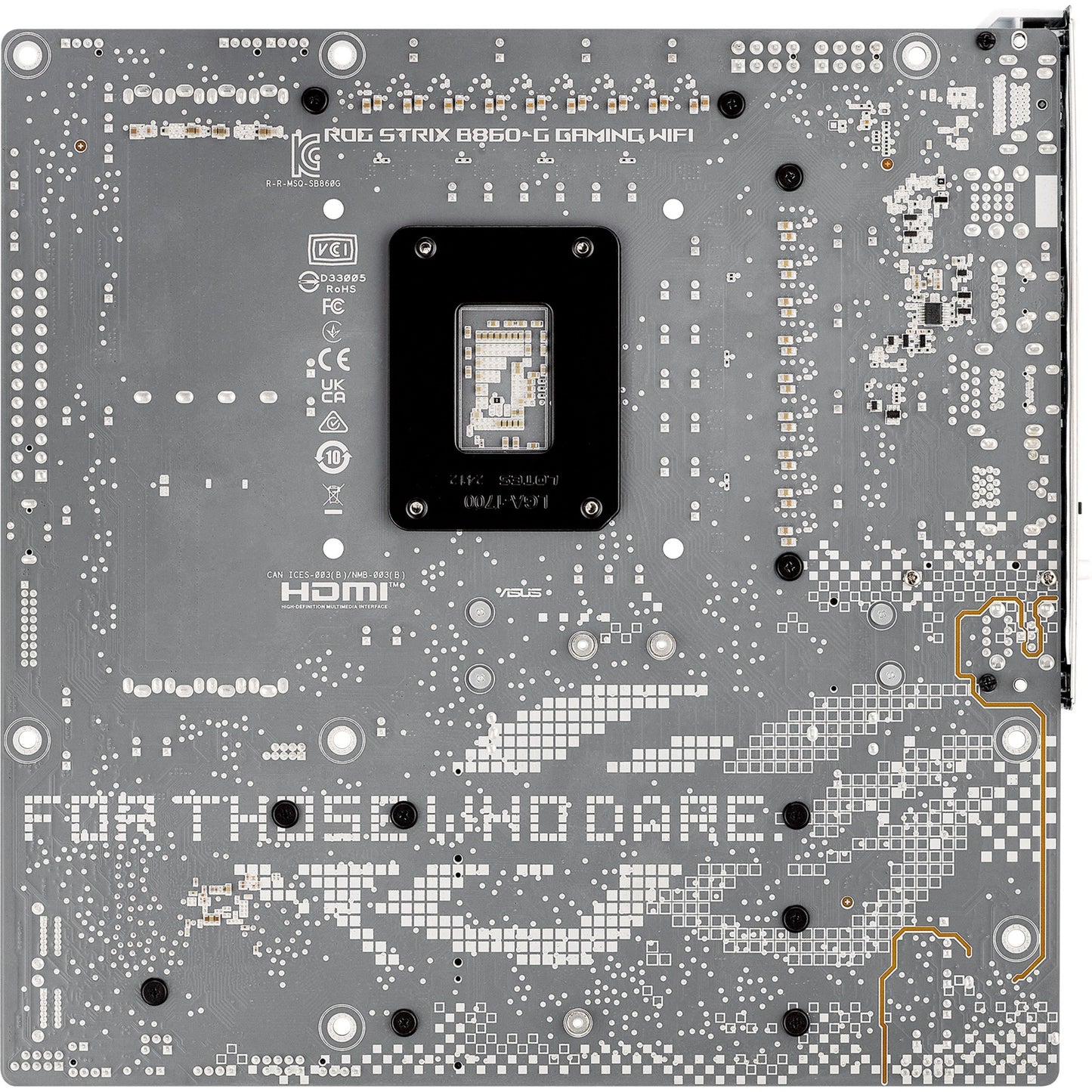ASUS rog strix b860-g gaming wifi socket 1851 moederbord (raid, 2.5 gb-lan, wi-fi 7, bt, sound, µatx)