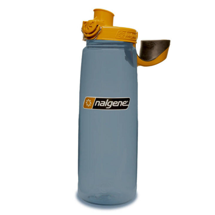 Nalgene On-The-Fly Lock-Top Sustain Bottle, 700 ml drinkfles (Grijs beige)
