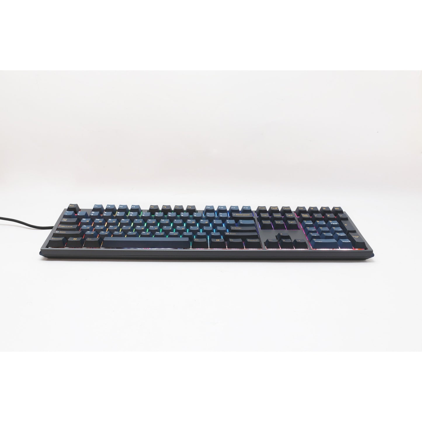 Ducky one 3 pro rgb mechanisch gaming toetsenbord (zwart, us lay-out (qwerty), cherry mx2a brown, 100%, rgb led, double-shot pbt, quack mechanics, hot swap)