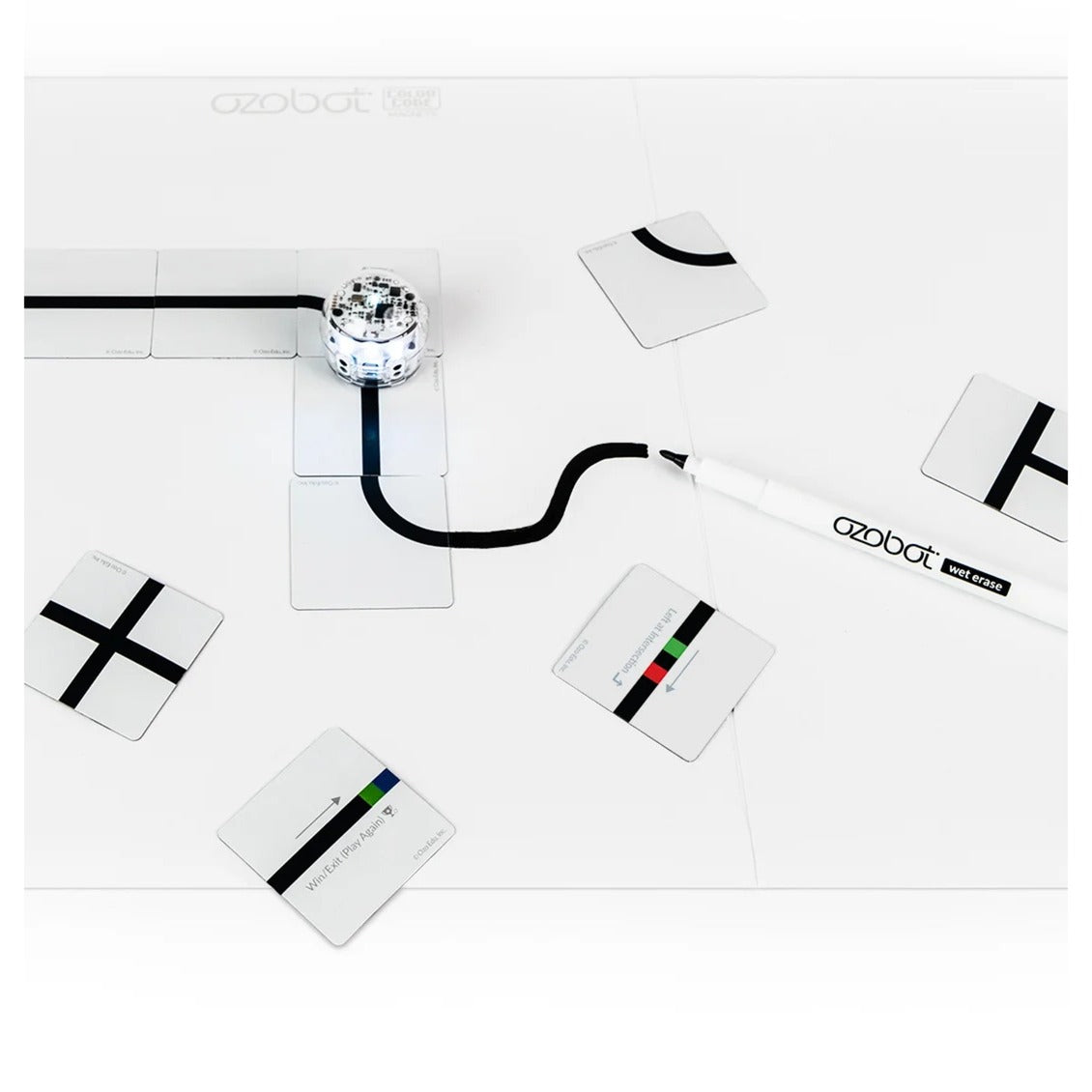 Ozobot Kleurcode Magneten: Basisset Robot