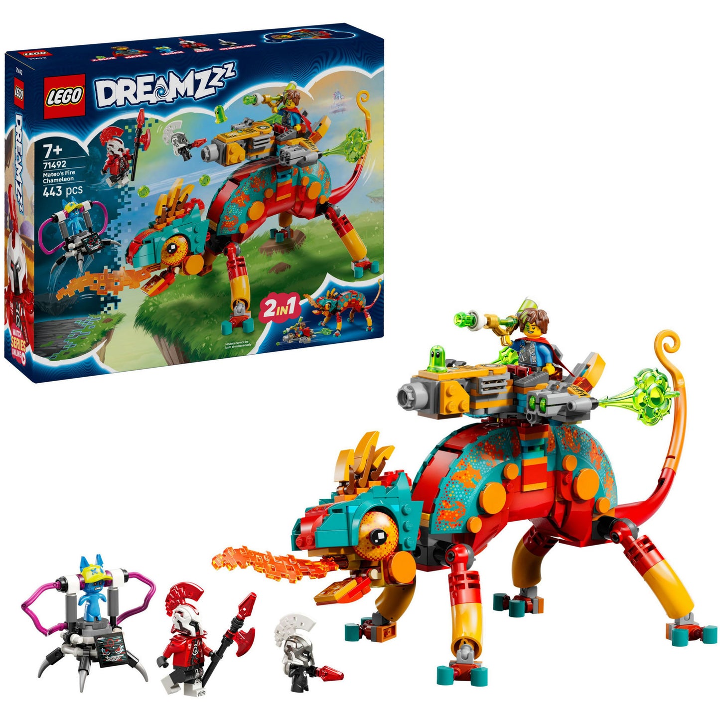 LEGO dreamzzz 71492 mateo's vuurkameleon