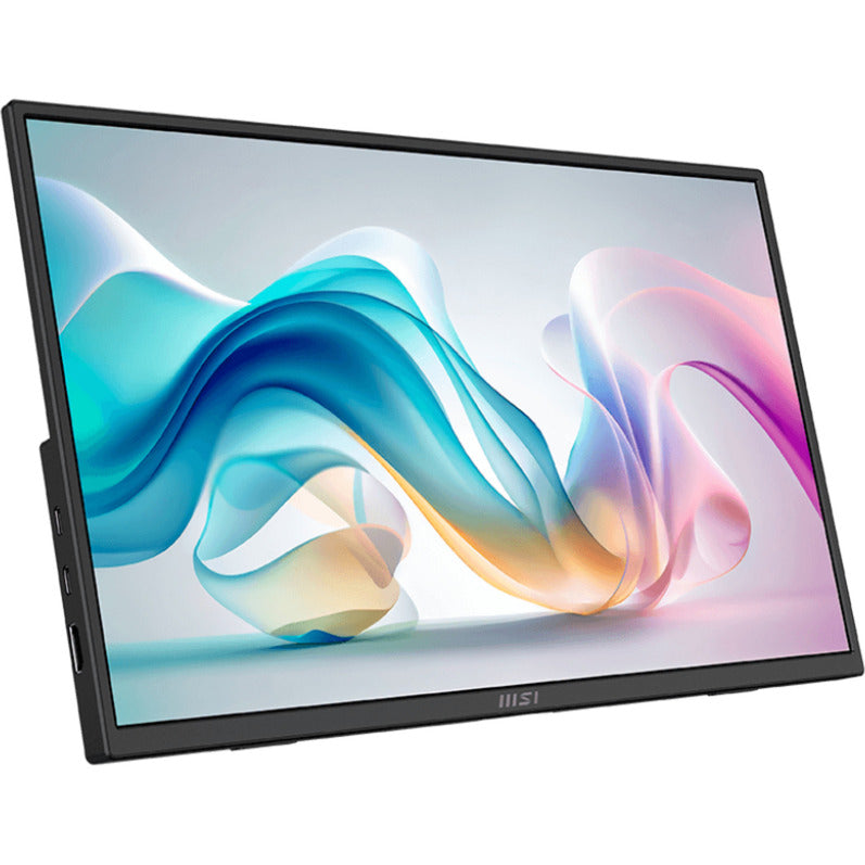 MSI pro mp165 e6 15.6 monitor (zwart, hdmi, 2x usb-c)