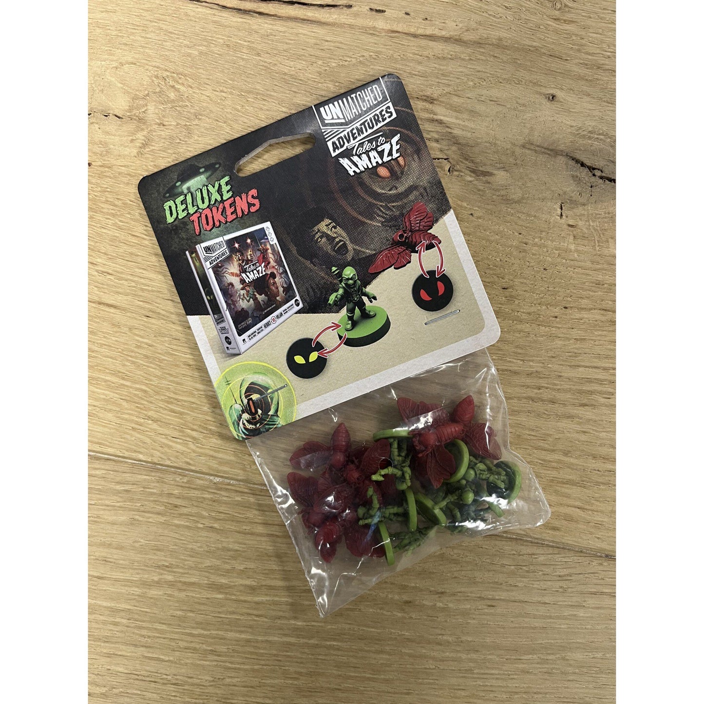 White Goblin Games unmatched adventures: deluxe tokens bordspel (uitbreiding, nederlands, 1 - 4 spelers, 20 minuten, vanaf 10 jaar)