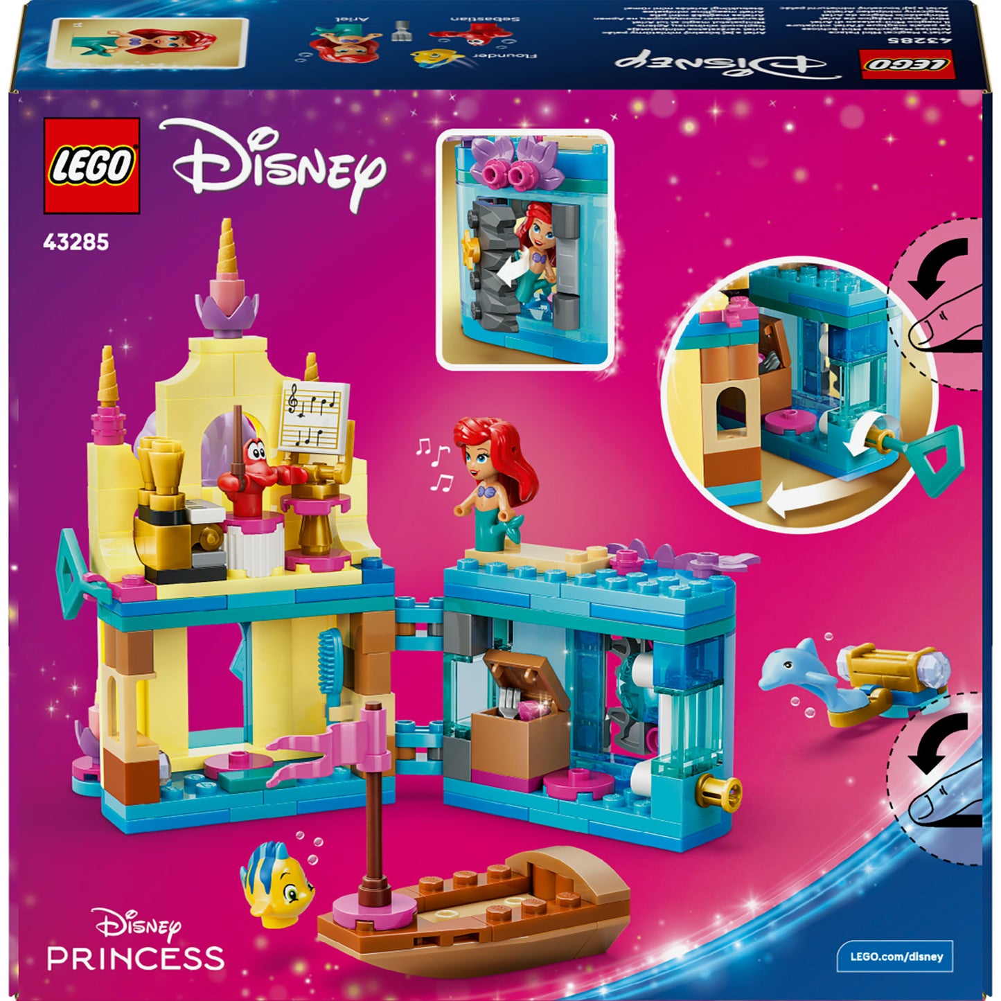 LEGO disney princess 43285 ariels magische minipaleis