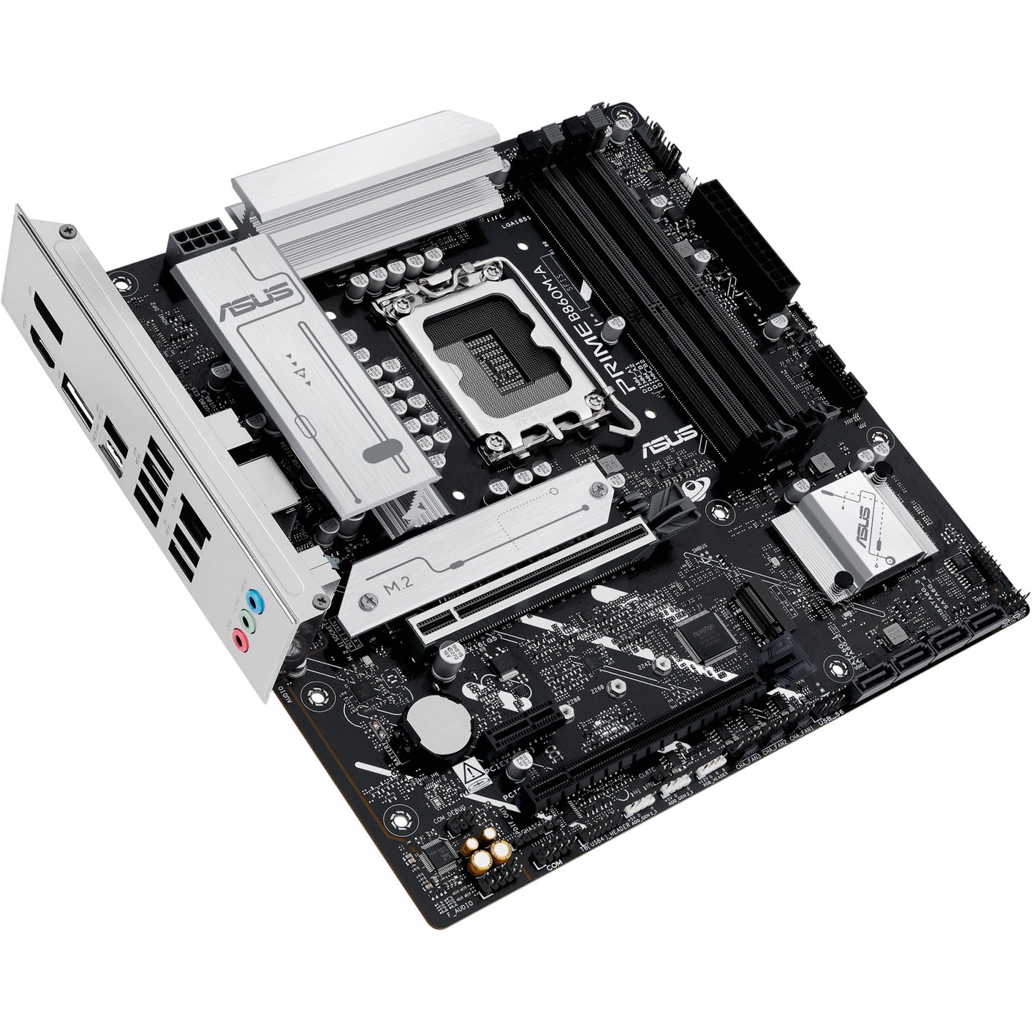 ASUS prime b860m-a-csm socket 1851 moederbord (raid, 2.5 gb-lan, sound, µatx)