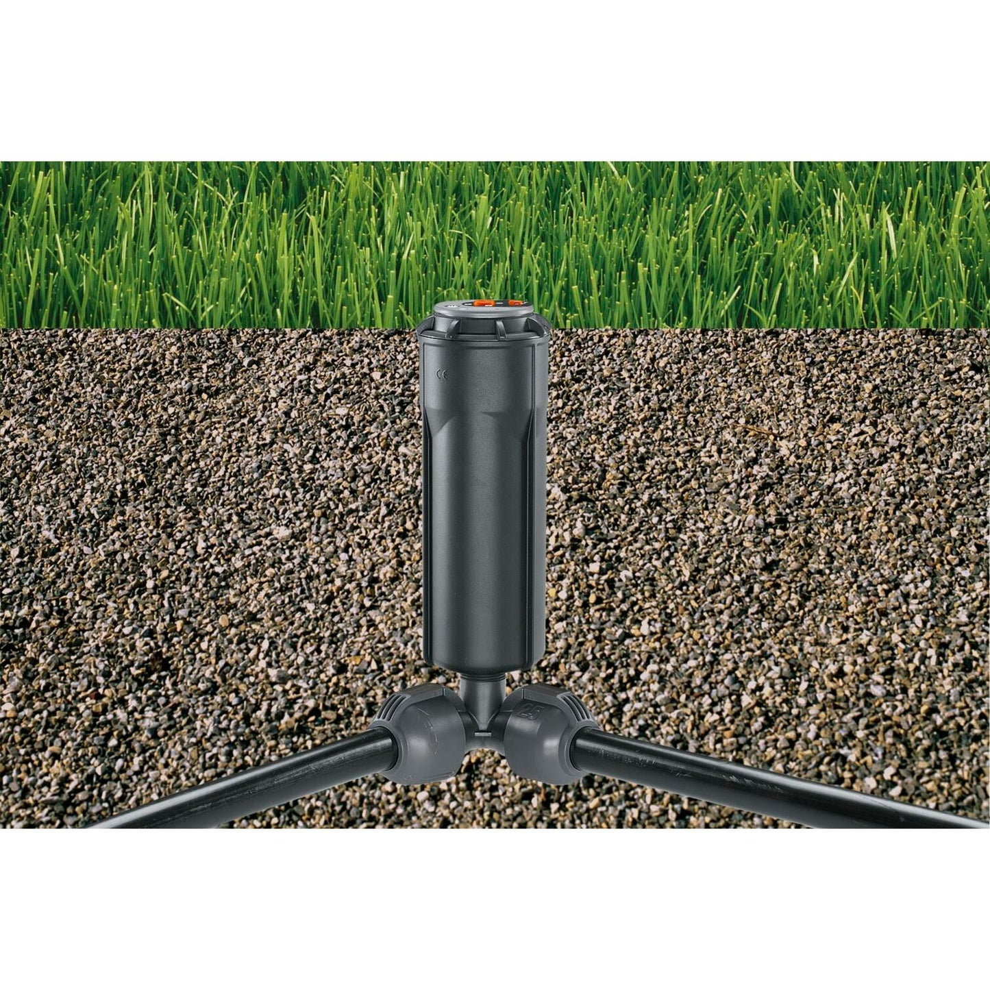 GARDENA hoekstuk 25 mm x 1 2 buitendraad verbinding (zwart grijs, 2782-20)