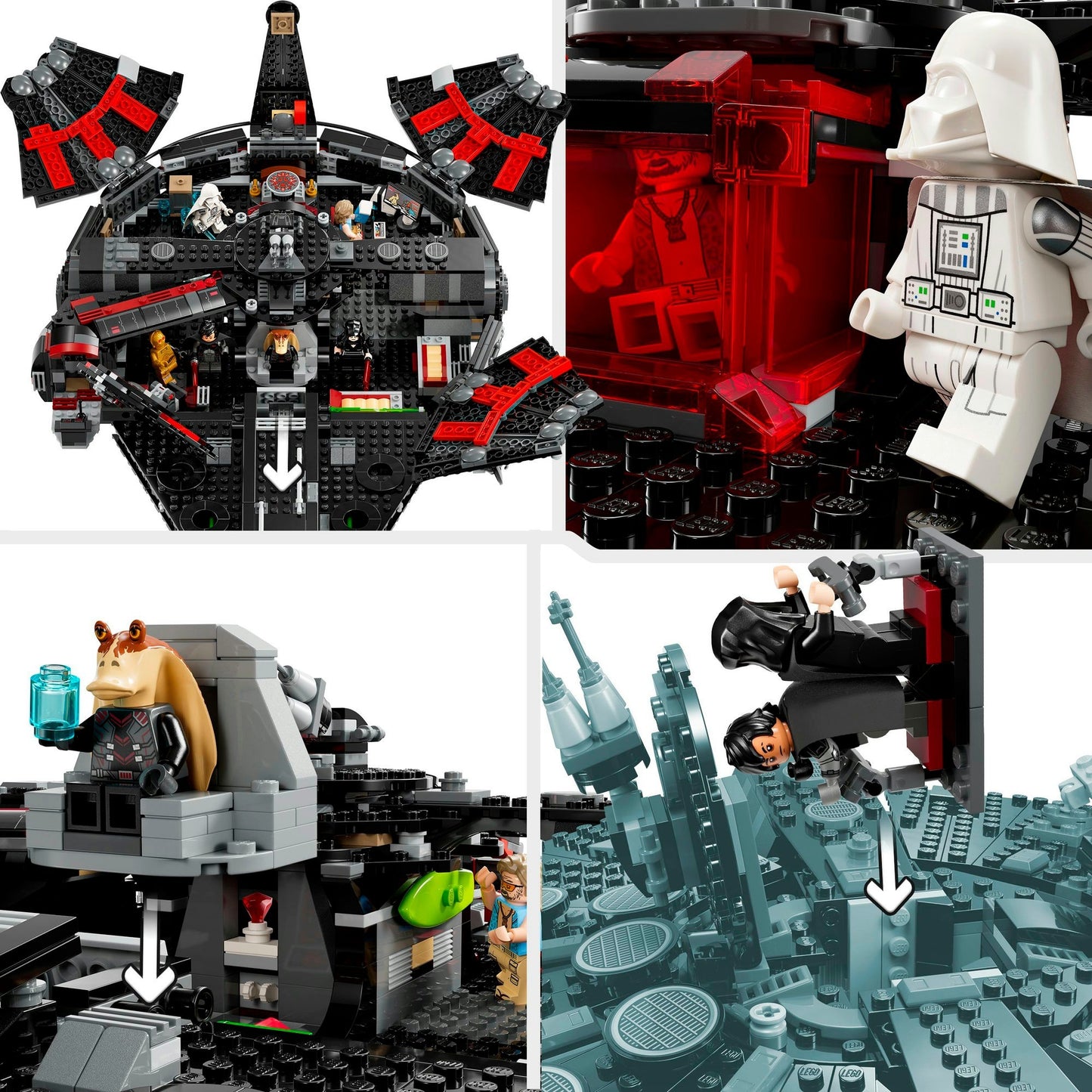 LEGO star wars - dark falcon constructiespeelgoed (75389)