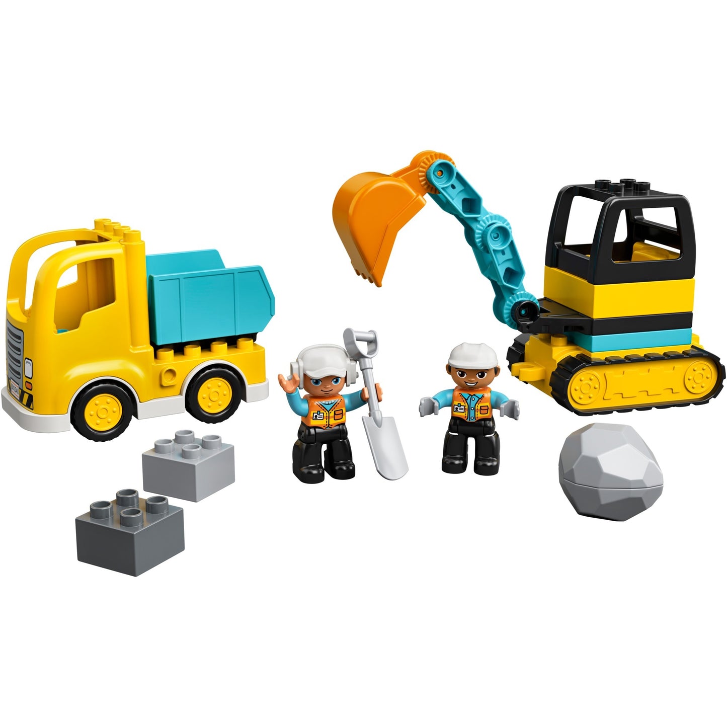 LEGO duplo - truck graafmachine met rupsbanden constructiespeelgoed (10931)