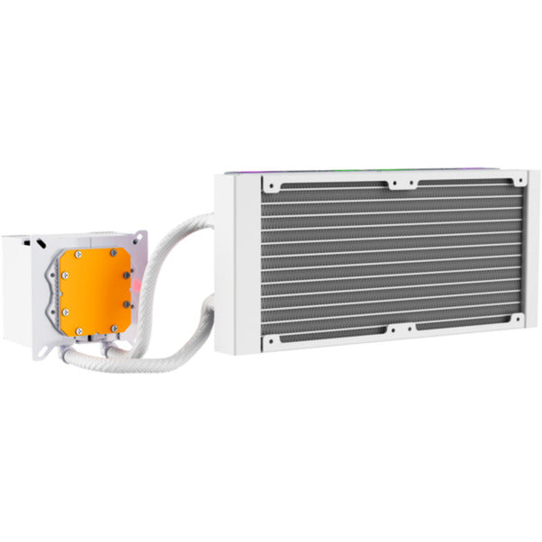 XYZ PC Gear Hydrotemp AIO 240 waterkoeling (Wit, ARGB, PWM)