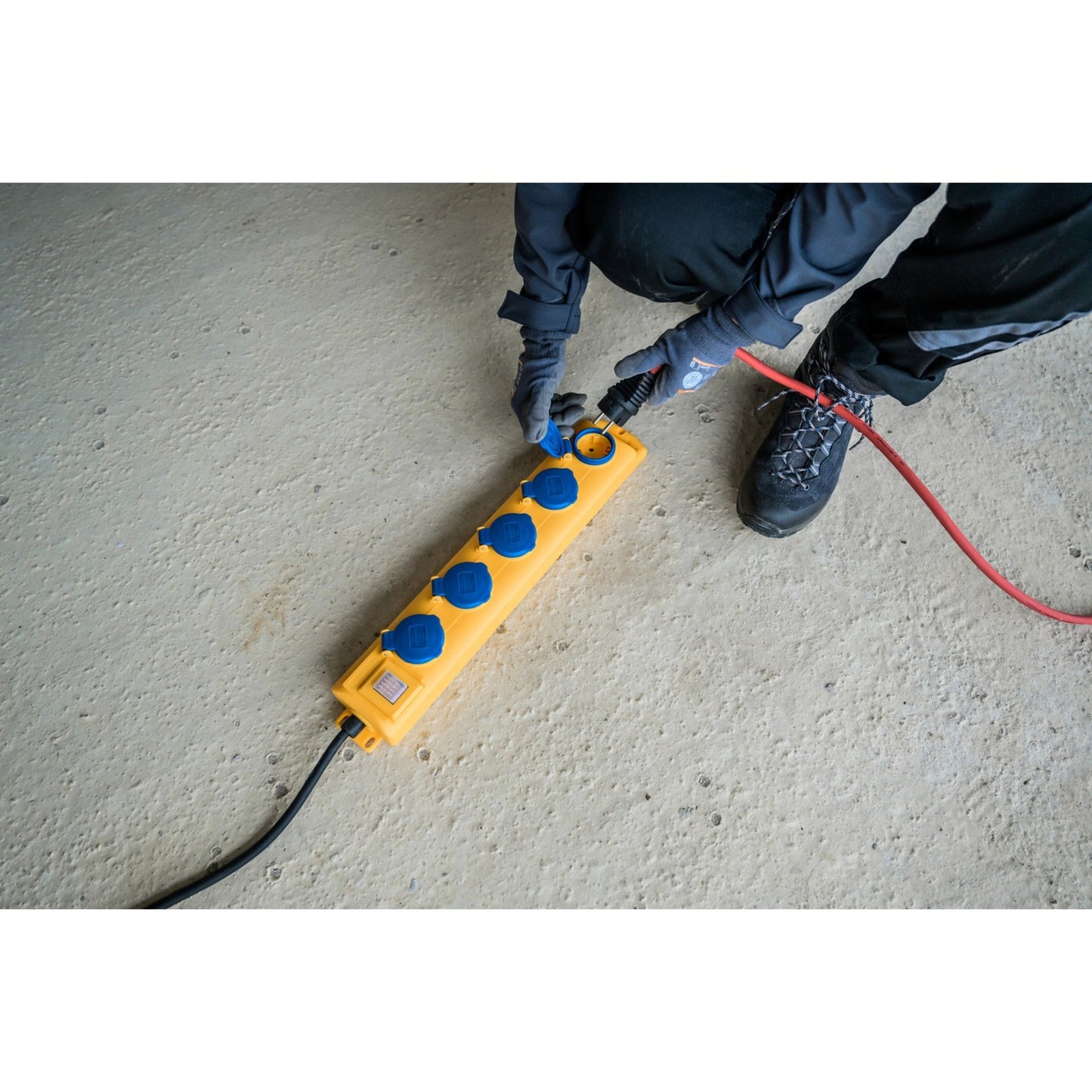 Brennenstuhl super-solid sl 554 stekkerverdeler outdoor stekkerdoos stekkerdoos (geel blauw)