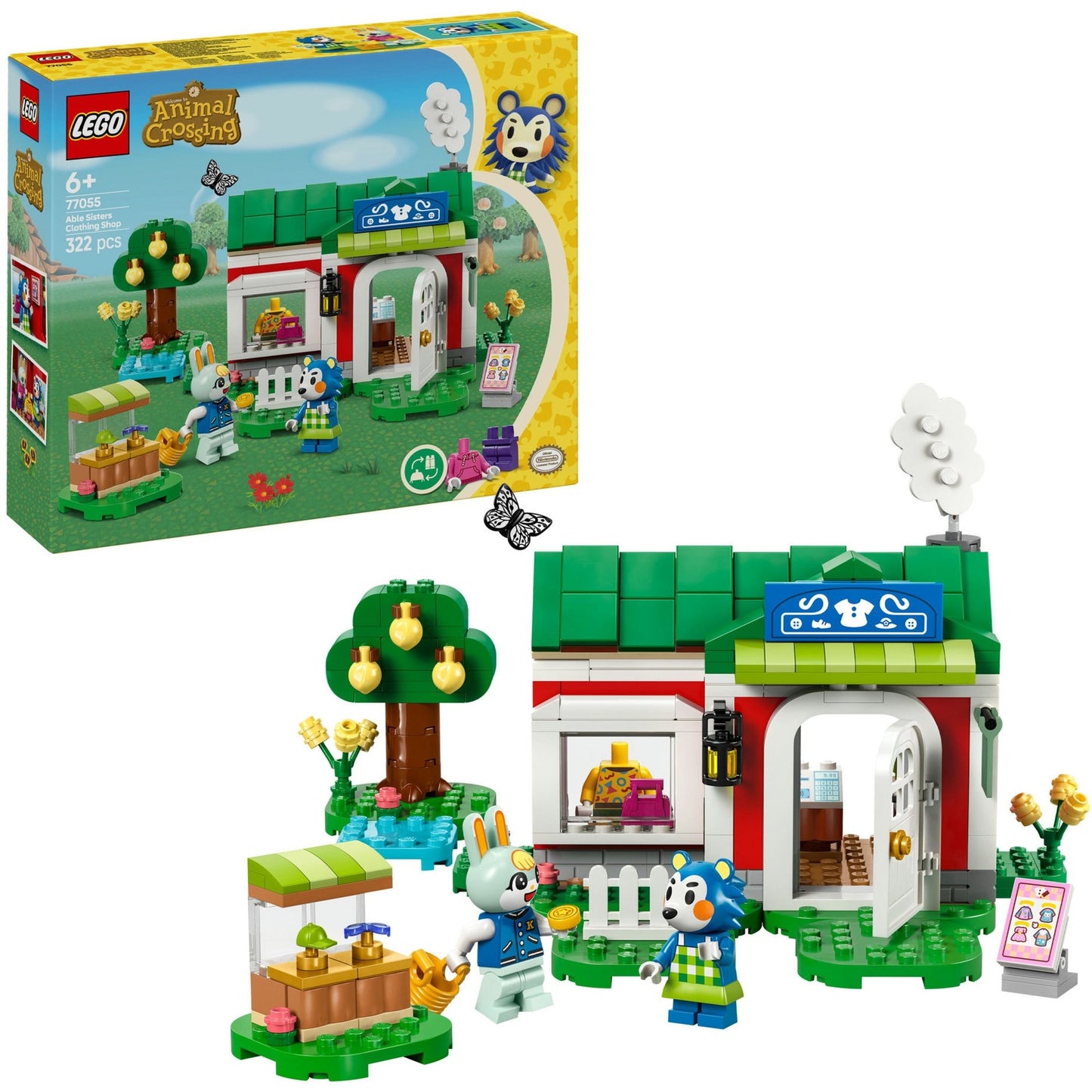 LEGO animal crossing 77055 kleermakerij van de zusjes able