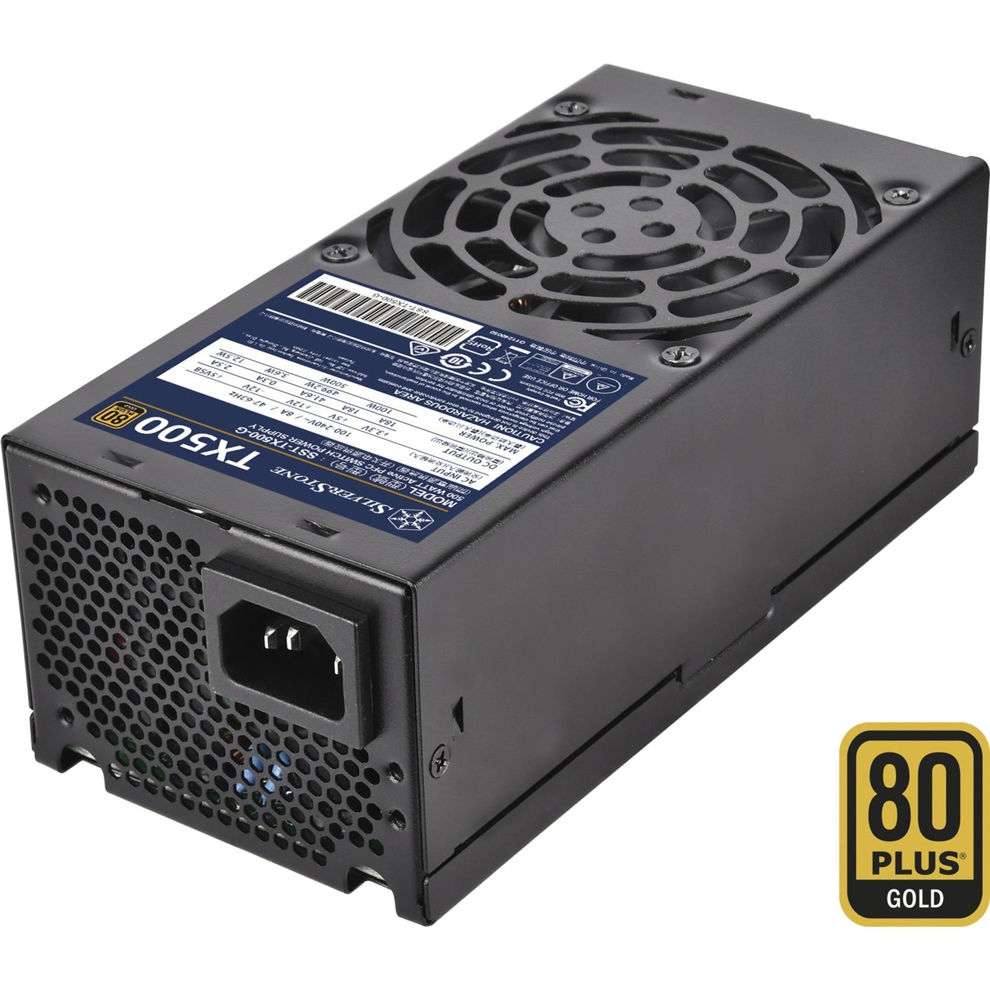 SilverStone sst-tx500-g 500 watt voeding (zwart, 2x pcie)