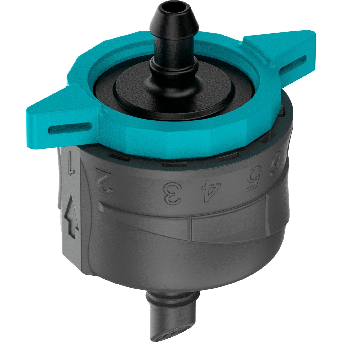 GARDENA verstelbare einddruppelaar, drukcompenserend. druppelaar (zwart turquoise, 5 stuks)