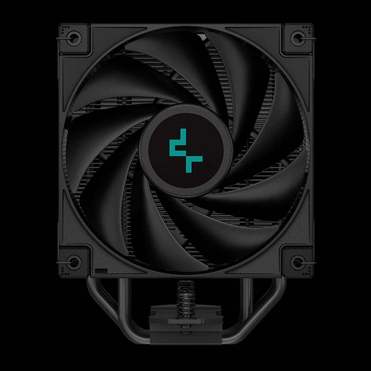 DeepCool ak400 zero dark plus cpu-koeler (zwart)