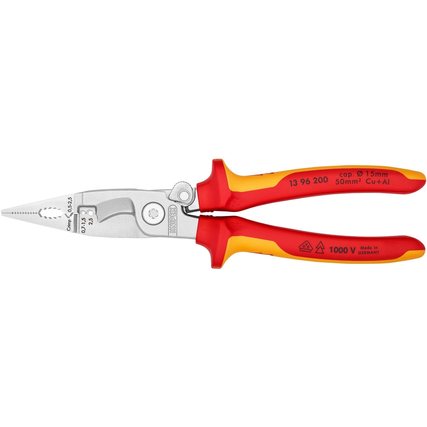 KNIPEX elektro installatietang vde 1396200