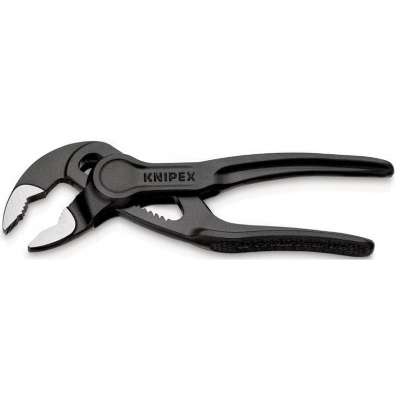 KNIPEX waterpomptang cobra xs 87 00 100 zweedse- waterpomp-tang (zwart, detailverstelling met 11 stelposities)