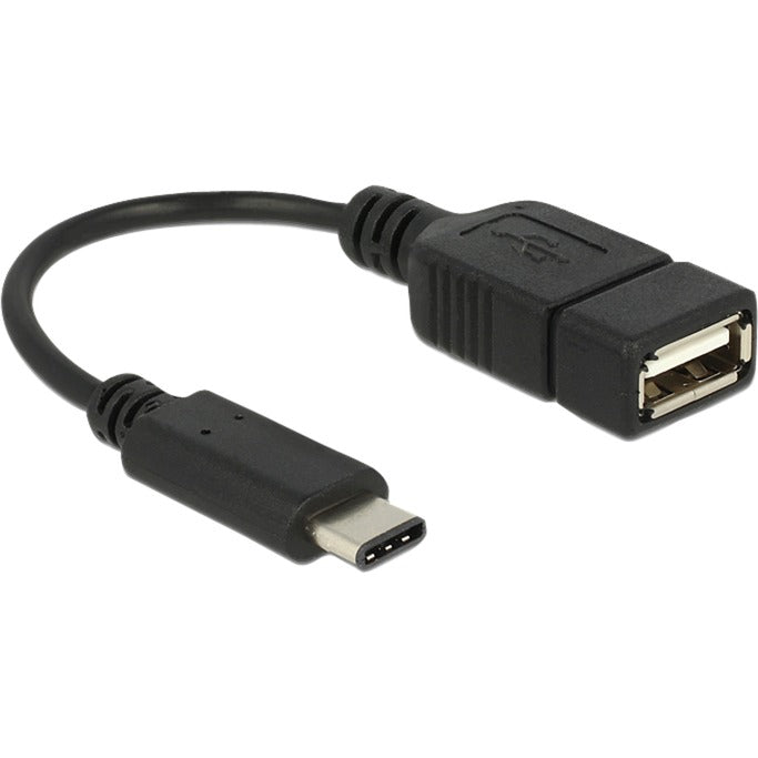 DeLOCK usb-c 2.0 > usb-a adapter (zwart, 0,15 meter)
