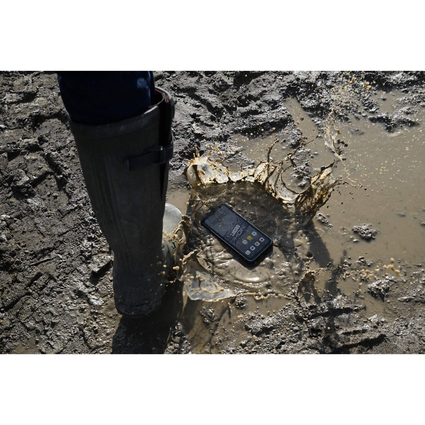 JCB Toughphone E50 smartphone (Zwart, 128 GB, Android 16)