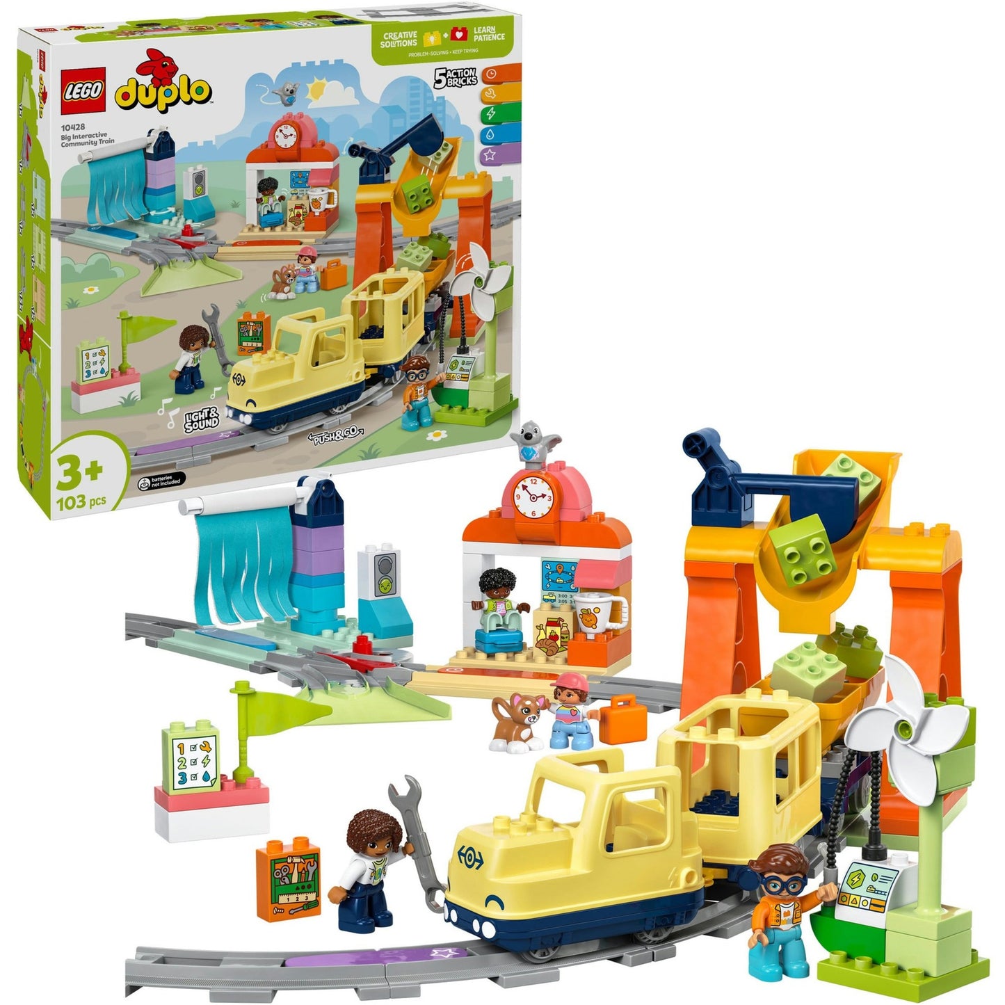 LEGO duplo town 10428 grote interactieve buurttrein