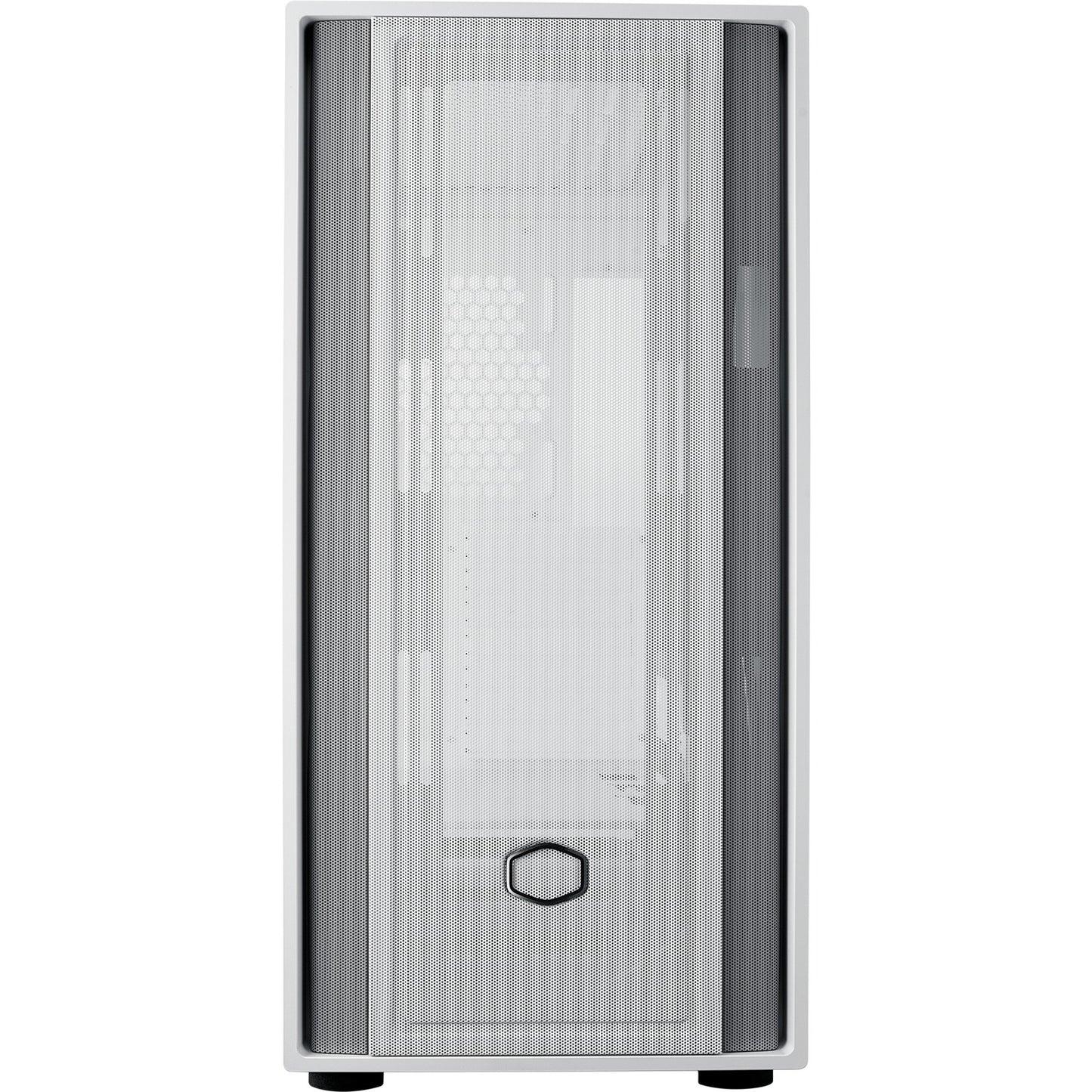Cooler Master masterbox 600 lite midi tower behuizing (wit | 2x usb-a | 1x usb-c | rgb | tempered glass)