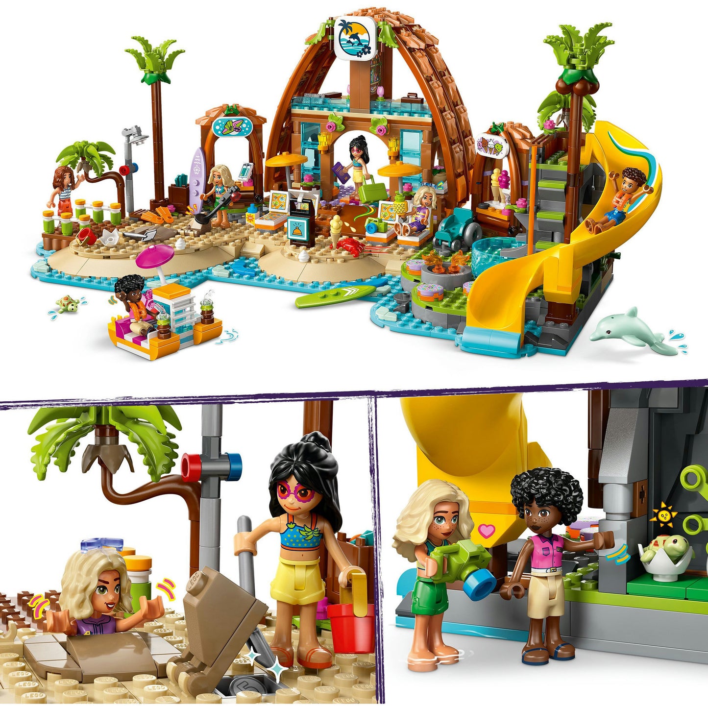 LEGO friends 42673 familie vakantie strandresort