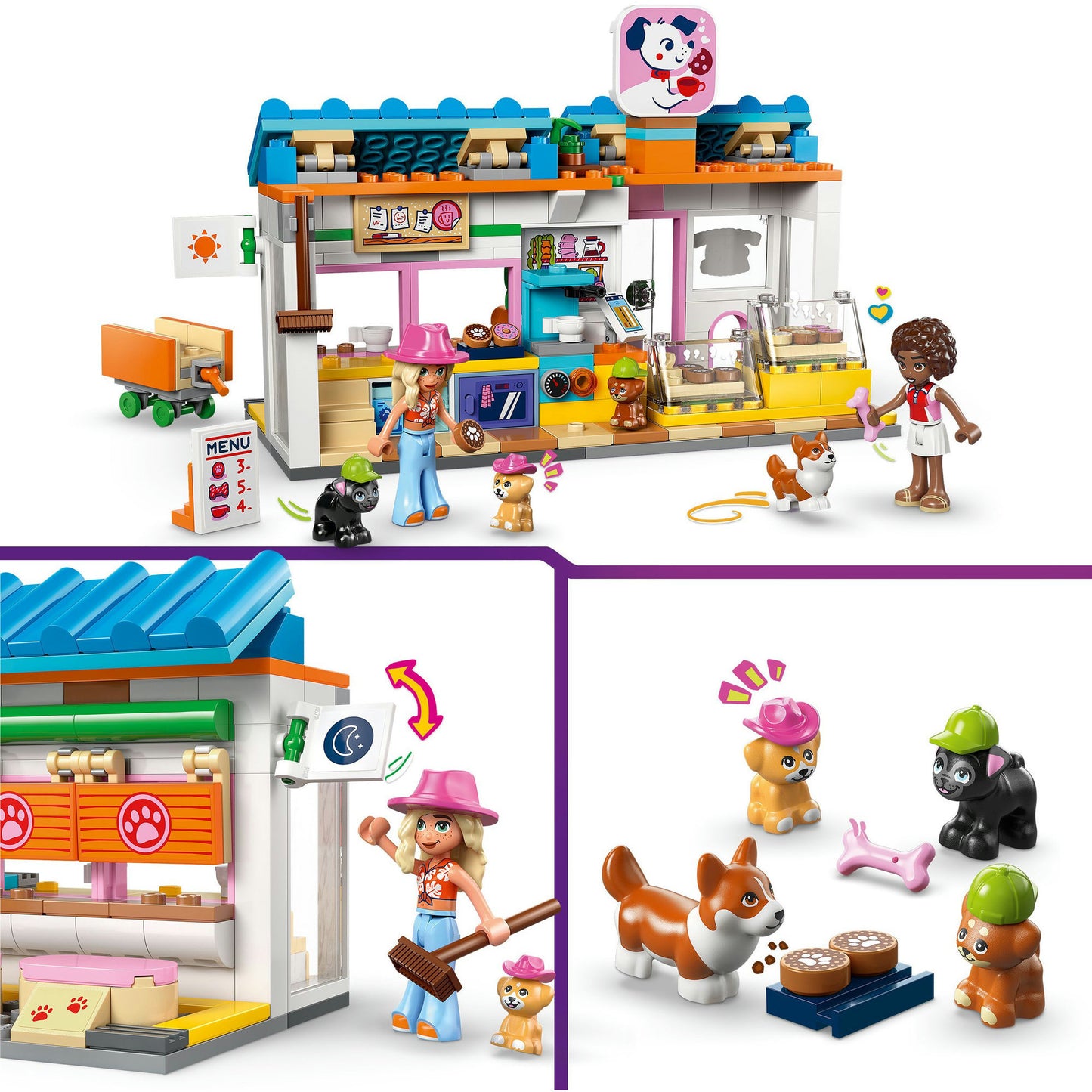 LEGO friends 42677 bakkerij voor hondensnacks