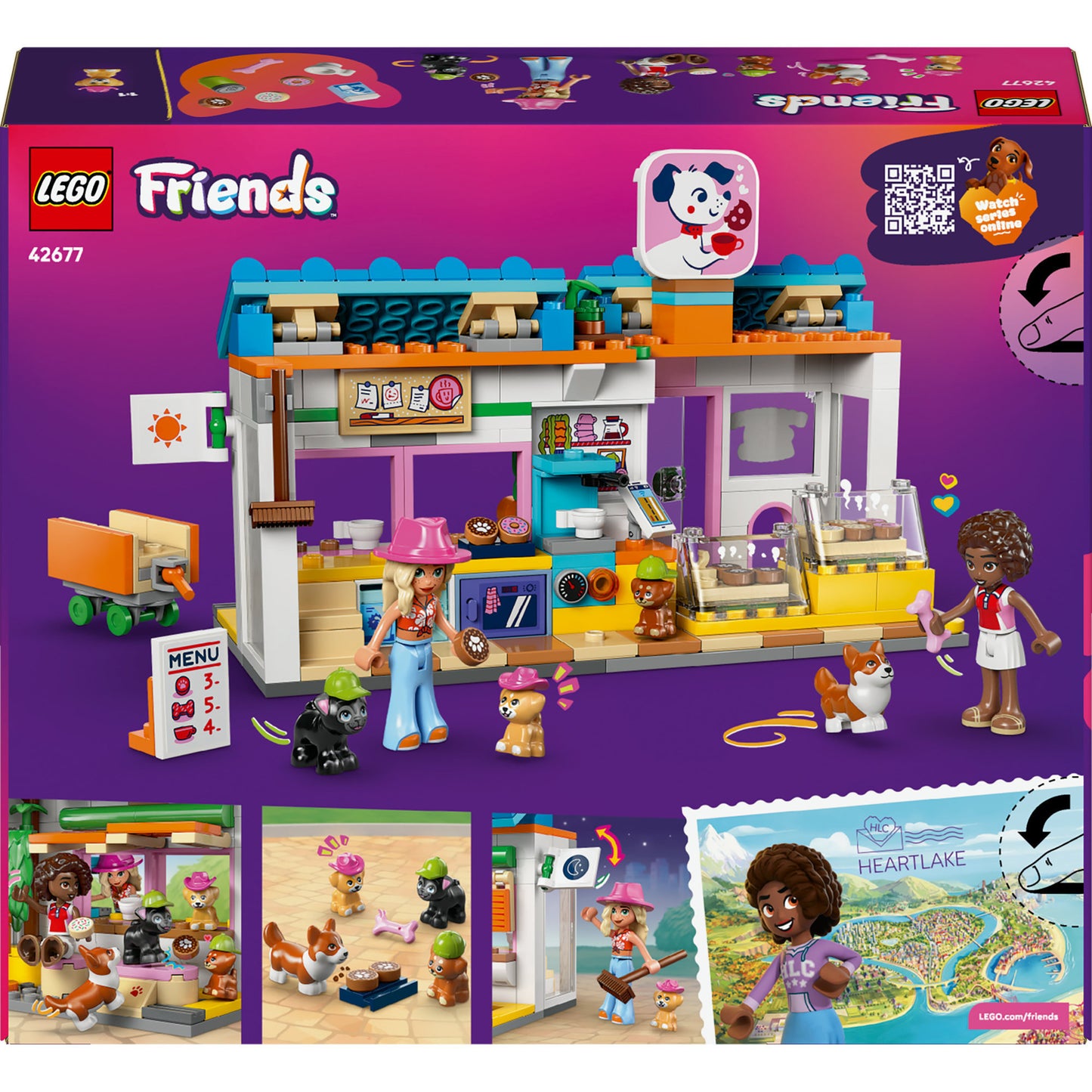 LEGO friends 42677 bakkerij voor hondensnacks
