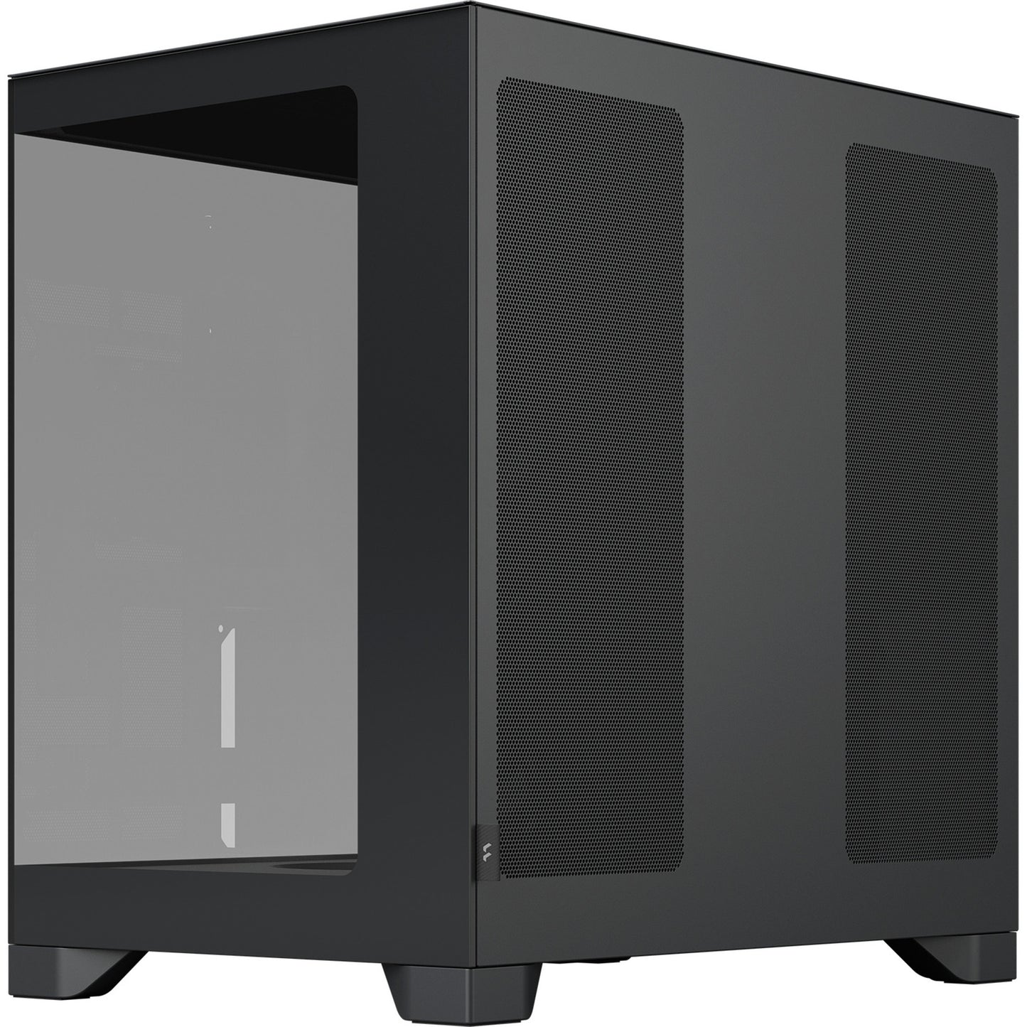 Fractal Design pop 2 vision rgb midi tower behuizing (zwart | 1x usb-a | 1x usb-c | rgb | tempered glass)