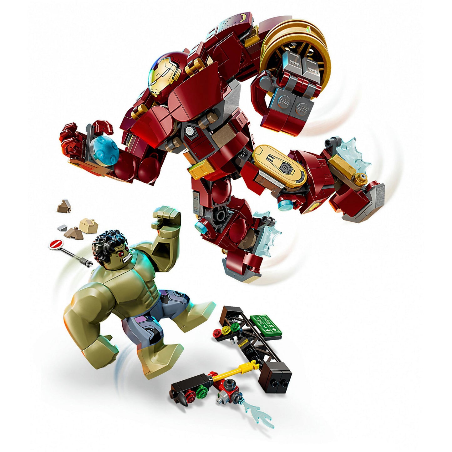 LEGO super heroes 76343 marvel ultieme strijd: hulkbuster vs. hulk