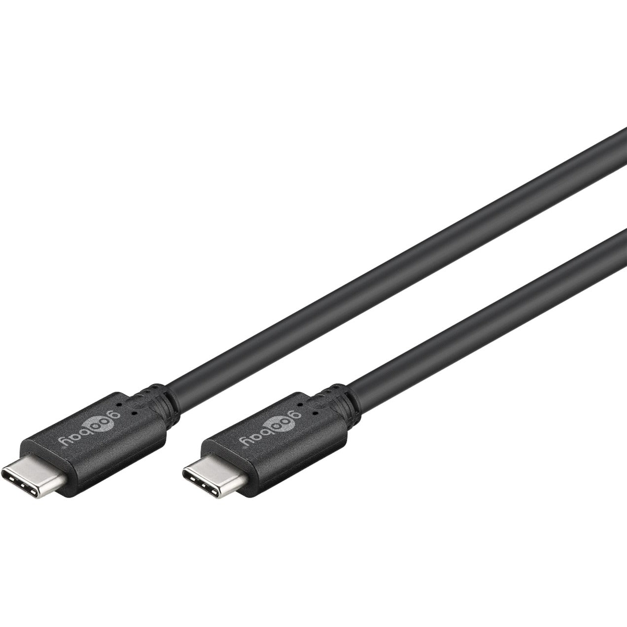 Goobay sync charge super speed usb-c kabel (zwart, 2 meter)
