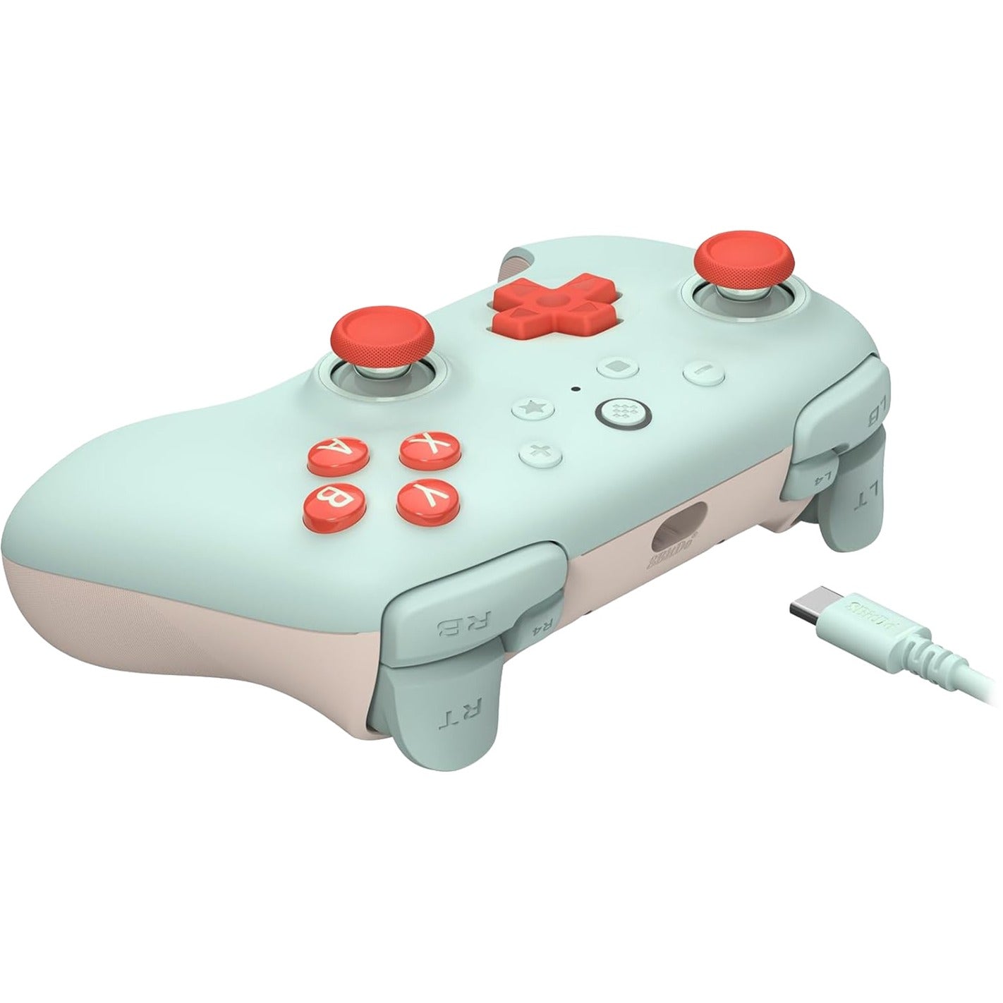 8BitDo ultimate 2c wired gamepad (mint oranje)