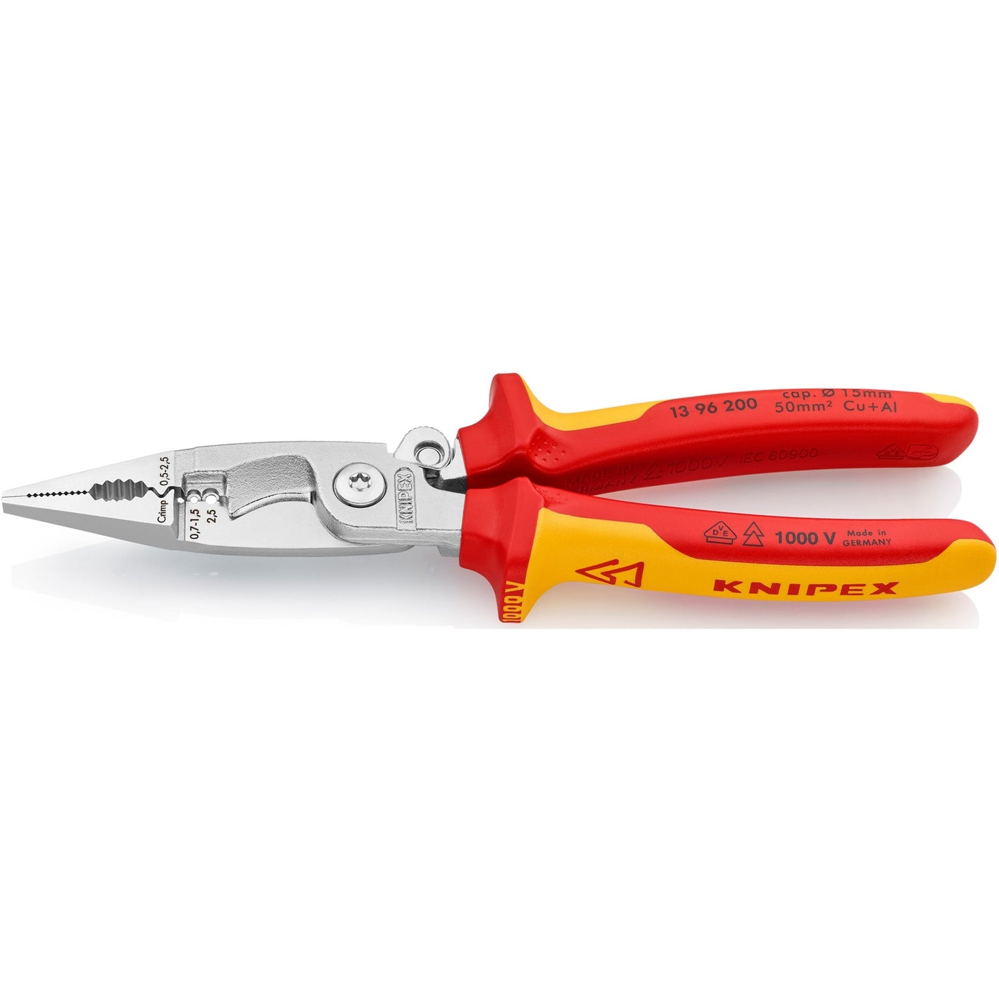 KNIPEX elektro installatietang vde 1396200