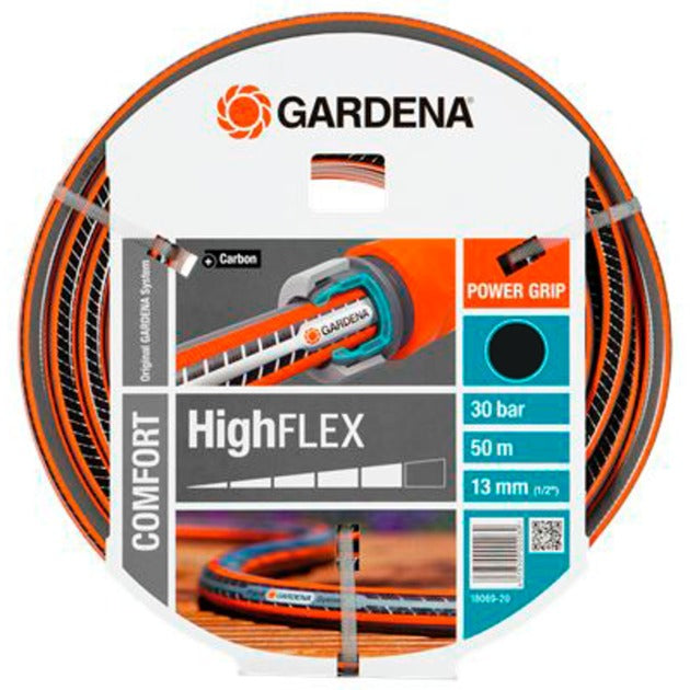 GARDENA comfort highflex slang 13 mm (1 2 ) (grijs oranje, 18069-20, 50 m)
