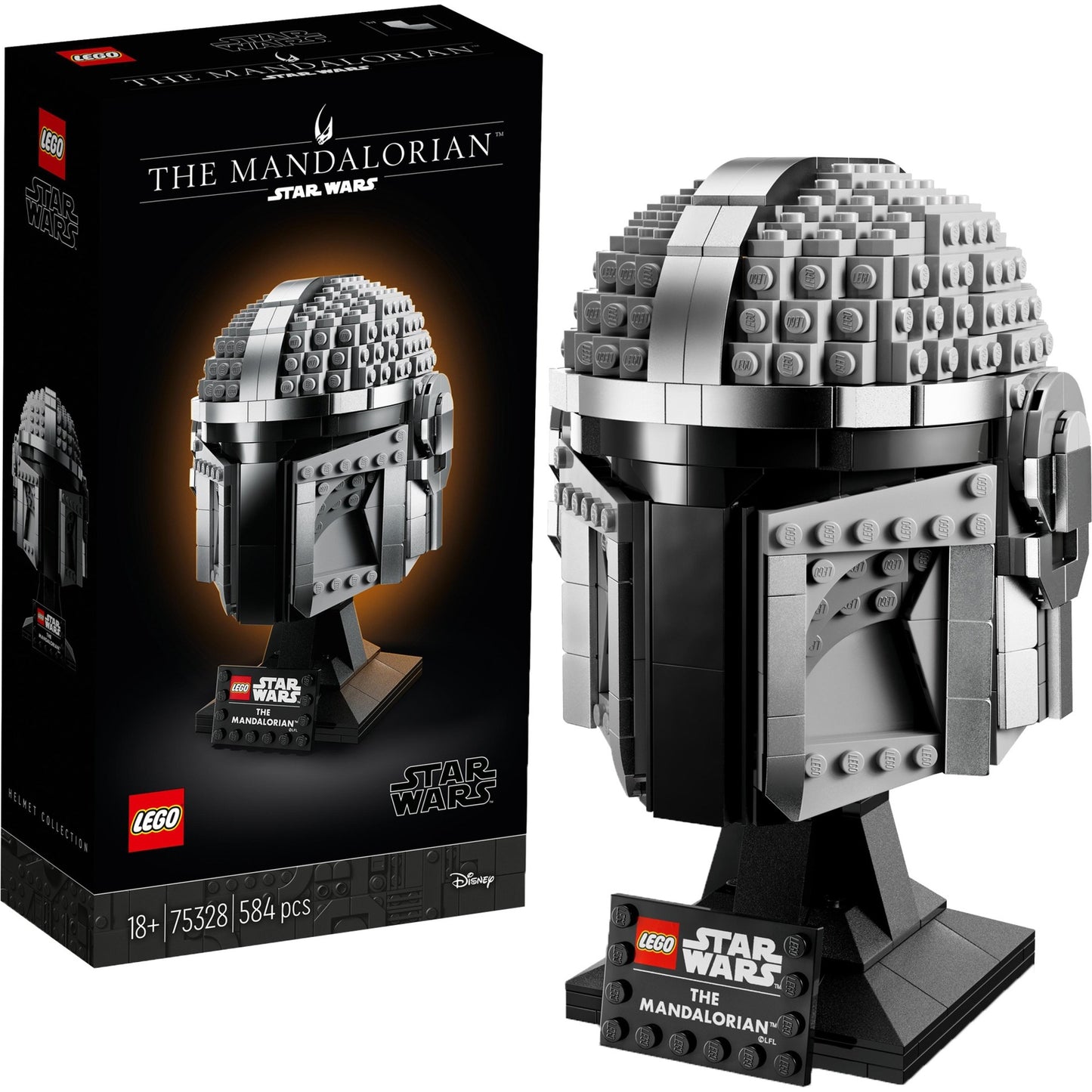 LEGO star wars 75328 the mandalorian helm