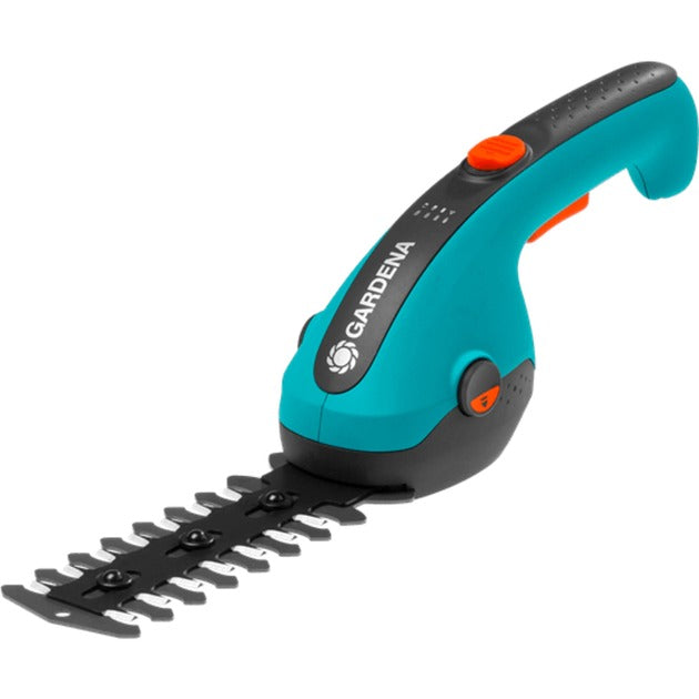 GARDENA accu gras- buxusschaar classiccut li grasschaar (turquoise zwart, incl. li-ion-accu 2,5ah)