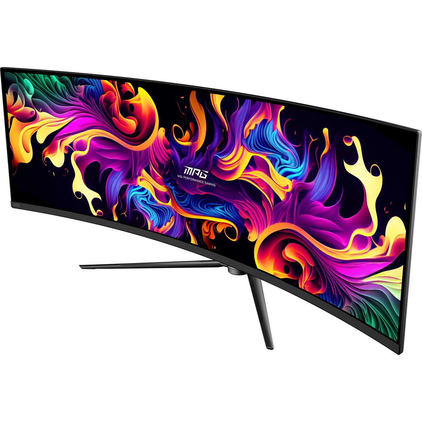 MSI mpg 491cqp qd-oled 49 curved ultrawide gaming monitor (zwart, 2x hdmi, displayport, 2x usb-a, usb-b, usb-c, 144 hz)