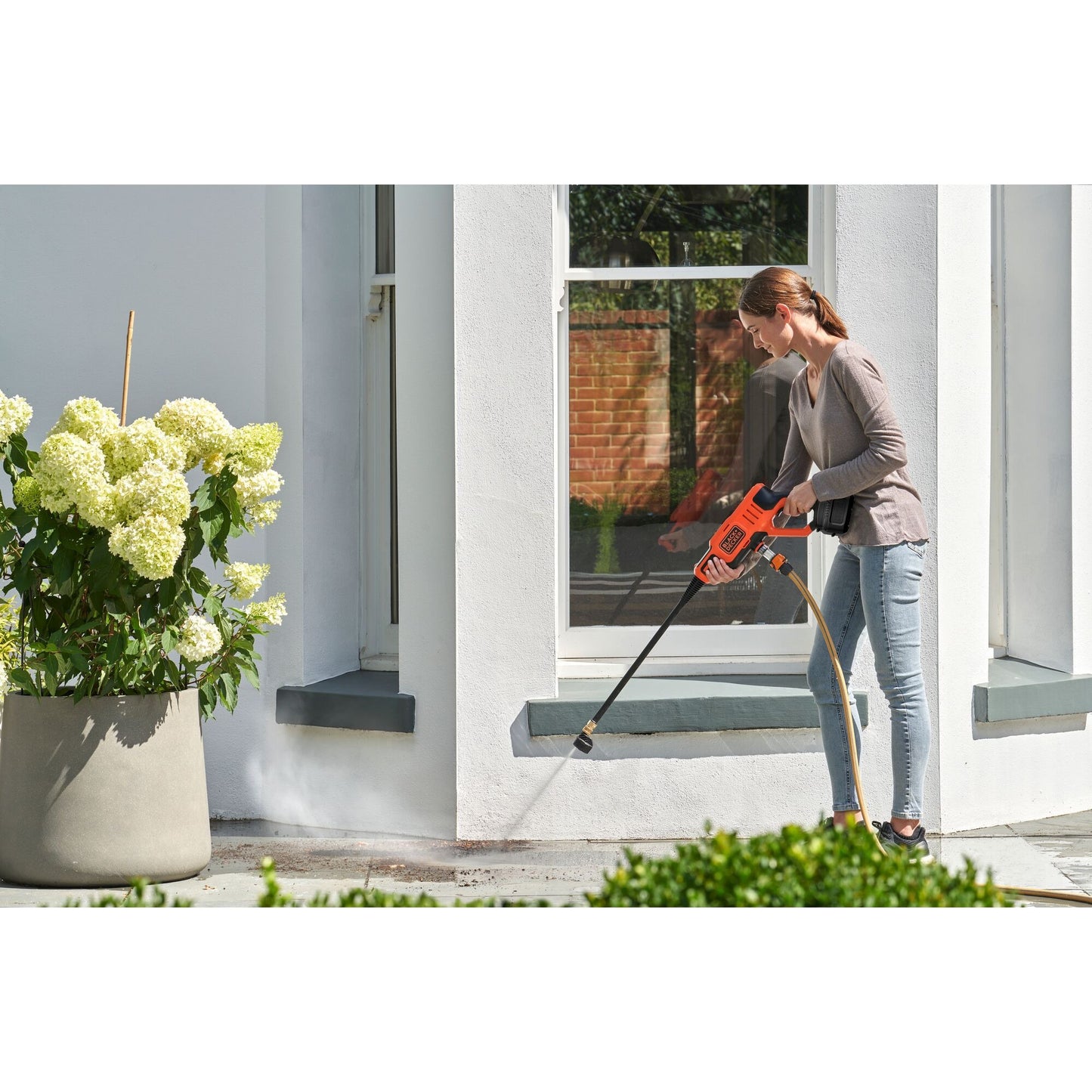 BLACK+DECKER bcpc18b-xj 18v hogedrukreiniger (oranje zwart, accu en oplader niet inbegrepen)