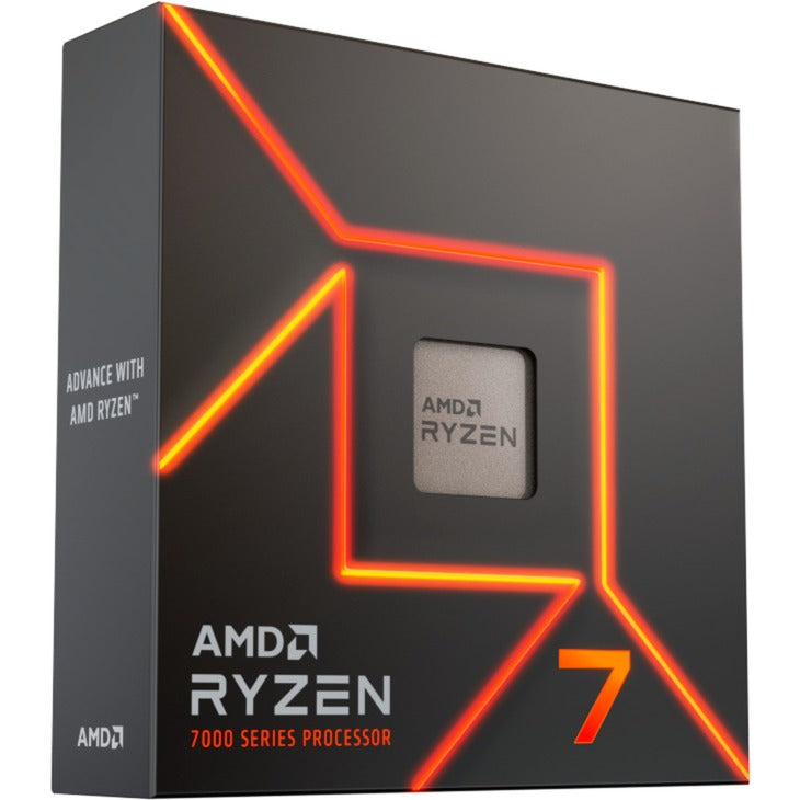 AMD ryzen 7 7700x, 4,5 ghz (5,4 ghz turbo boost) socket am5 processor (unlocked, boxed)