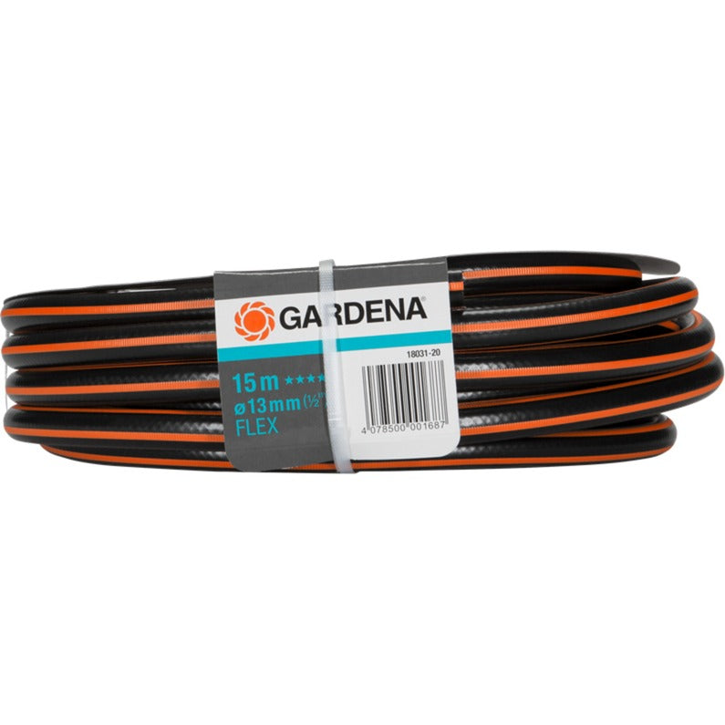 GARDENA comfort flex slang 13 mm (1 2 ) (zwart oranje, 18031-20, 15 m)