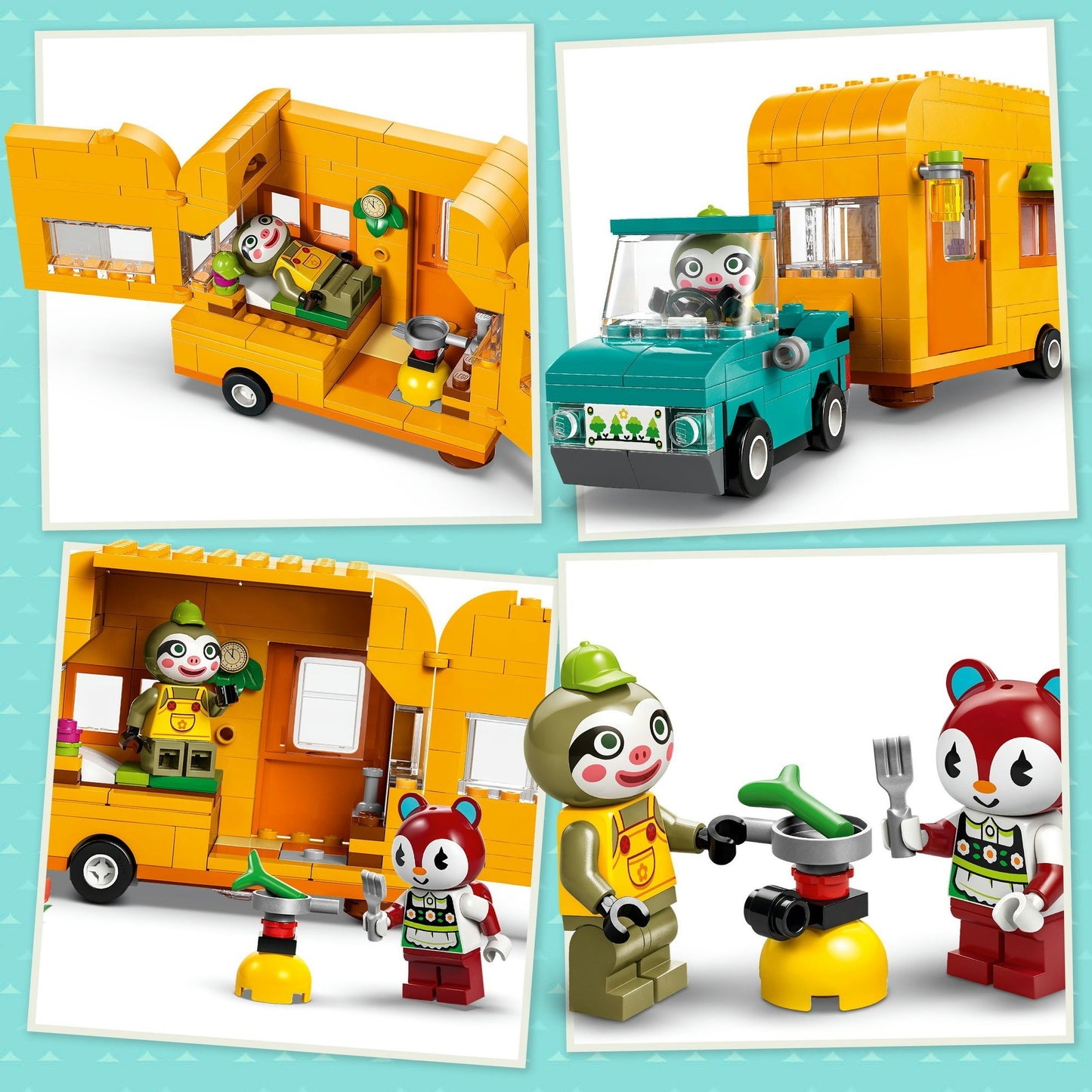 LEGO animal crossing 77054 leifs caravan en tuinwinkel