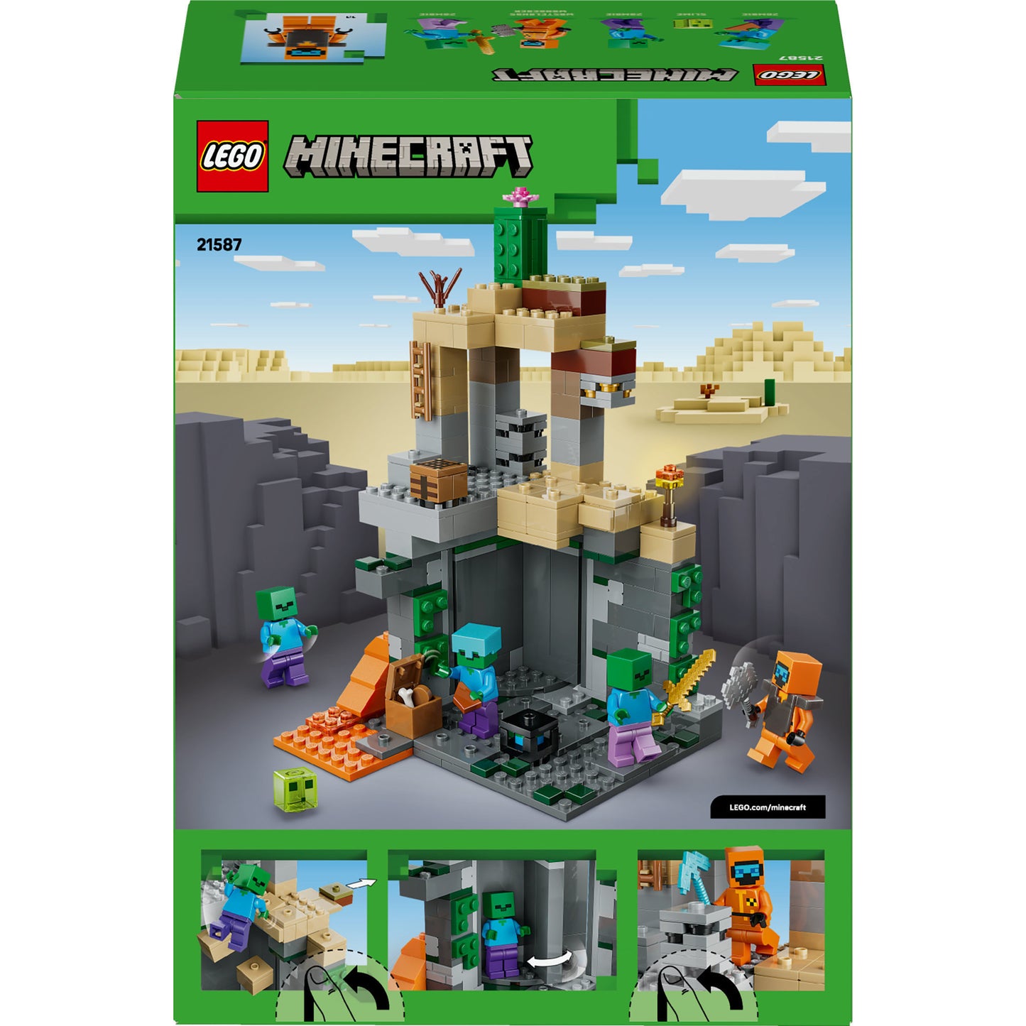 LEGO minecraft 21587 zombiekerker