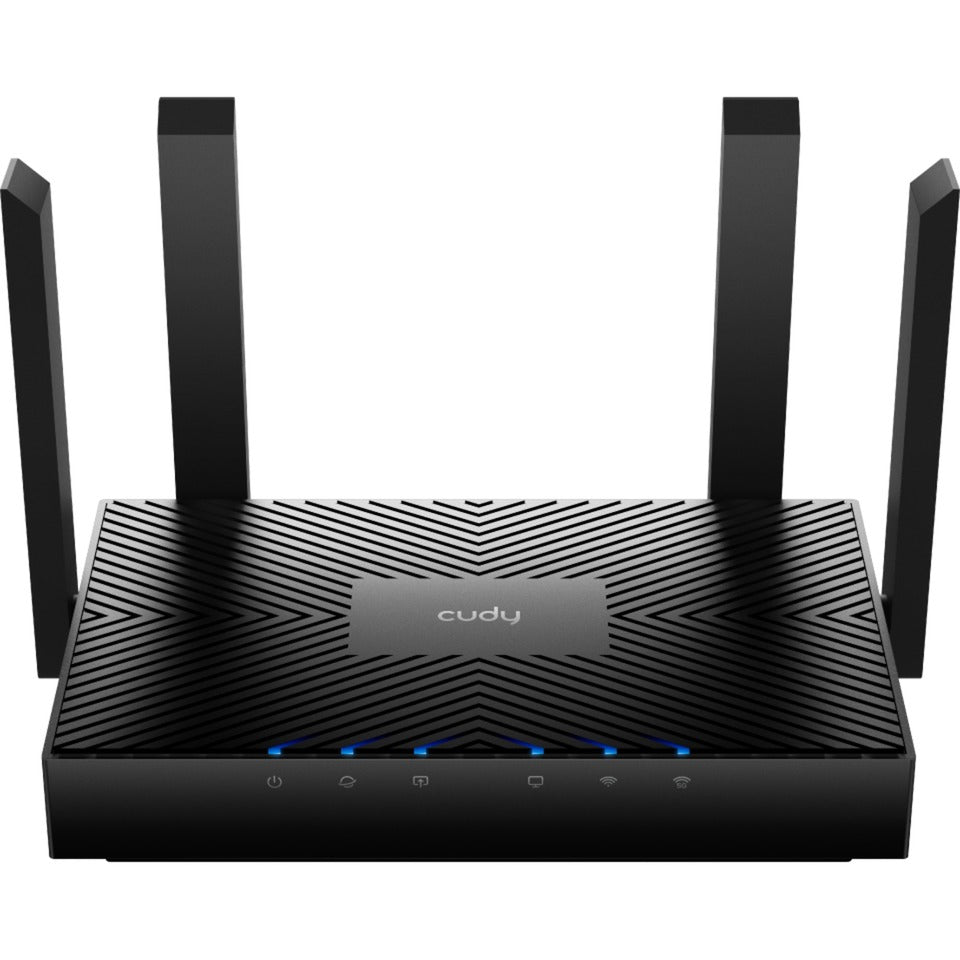 Cudy ax3000 gigabit wi-fi 6 mesh router (zwart, mesh)