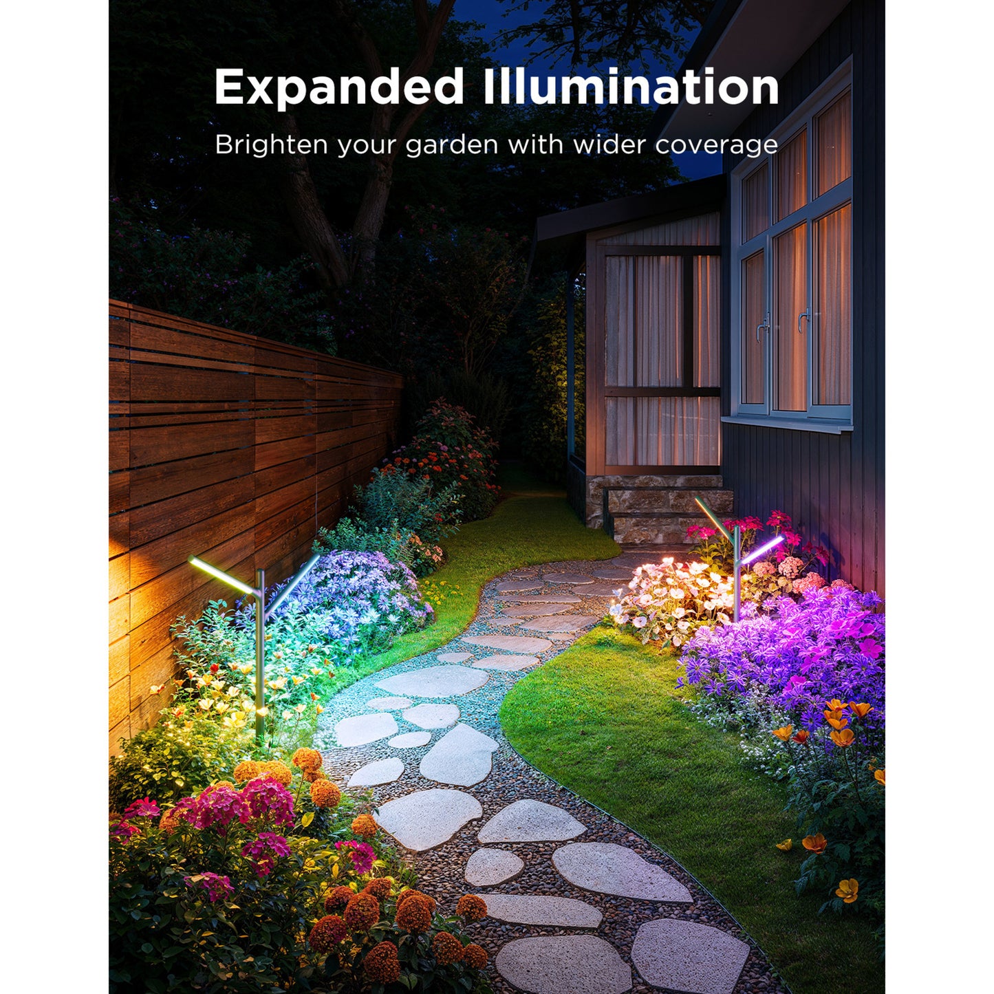 Govee outdoor garden lights - 2-pack sfeerverlichting (2,4ghz-wifi + bluetooth)