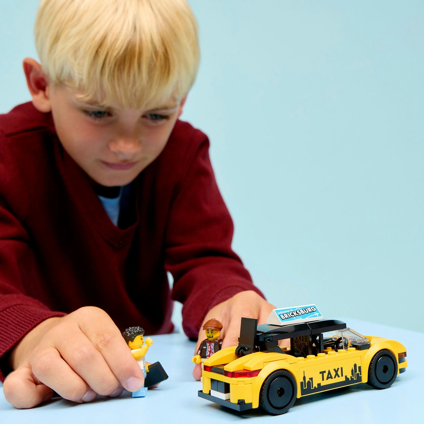 LEGO city 60487 gele taxi