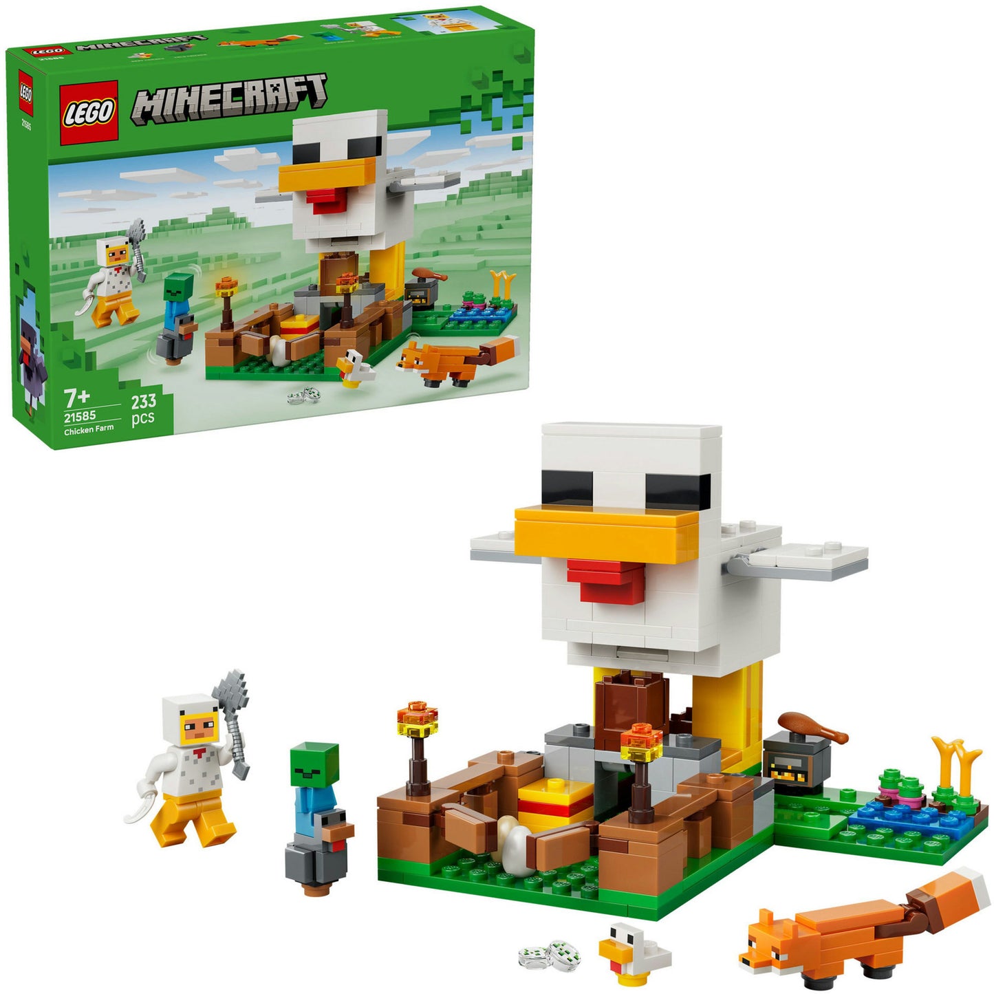 LEGO minecraft 21585 kippenboerderij