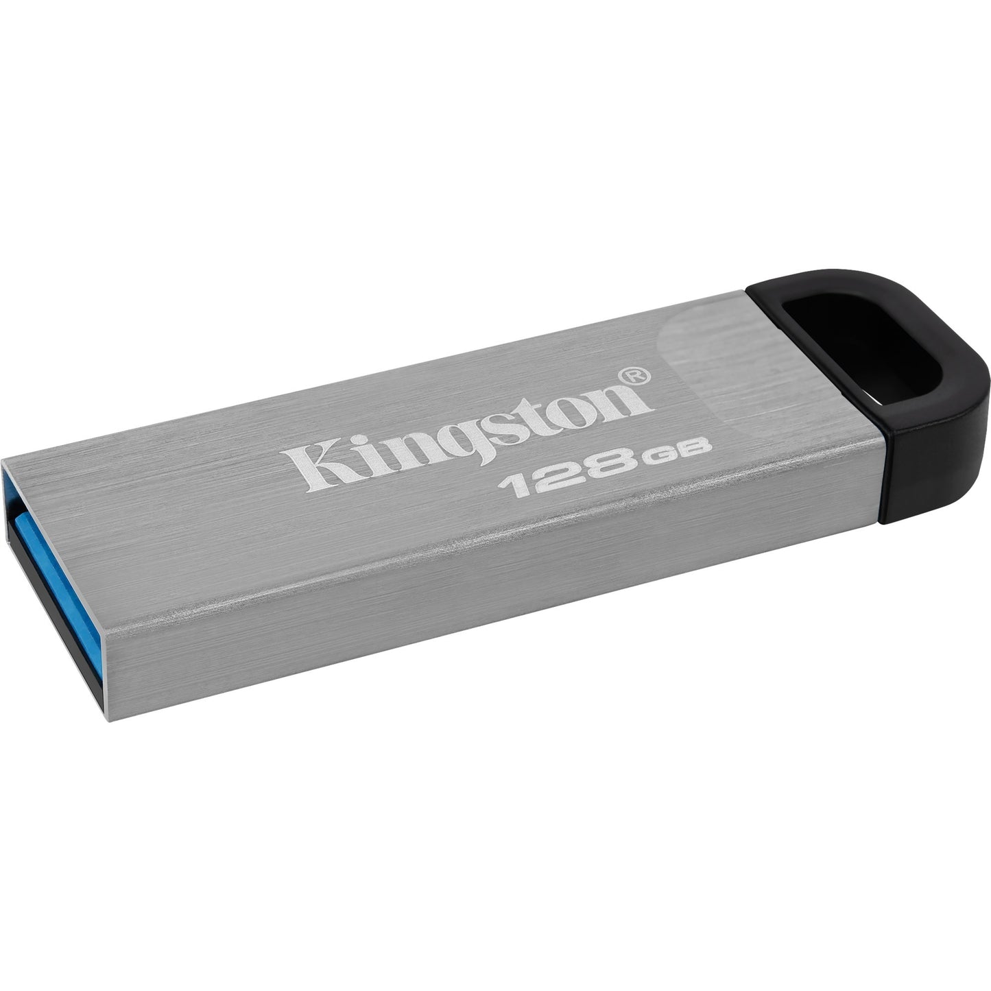Kingston datatraveler kyson 128 gb usb-stick (zilver, dtkn 128gb)