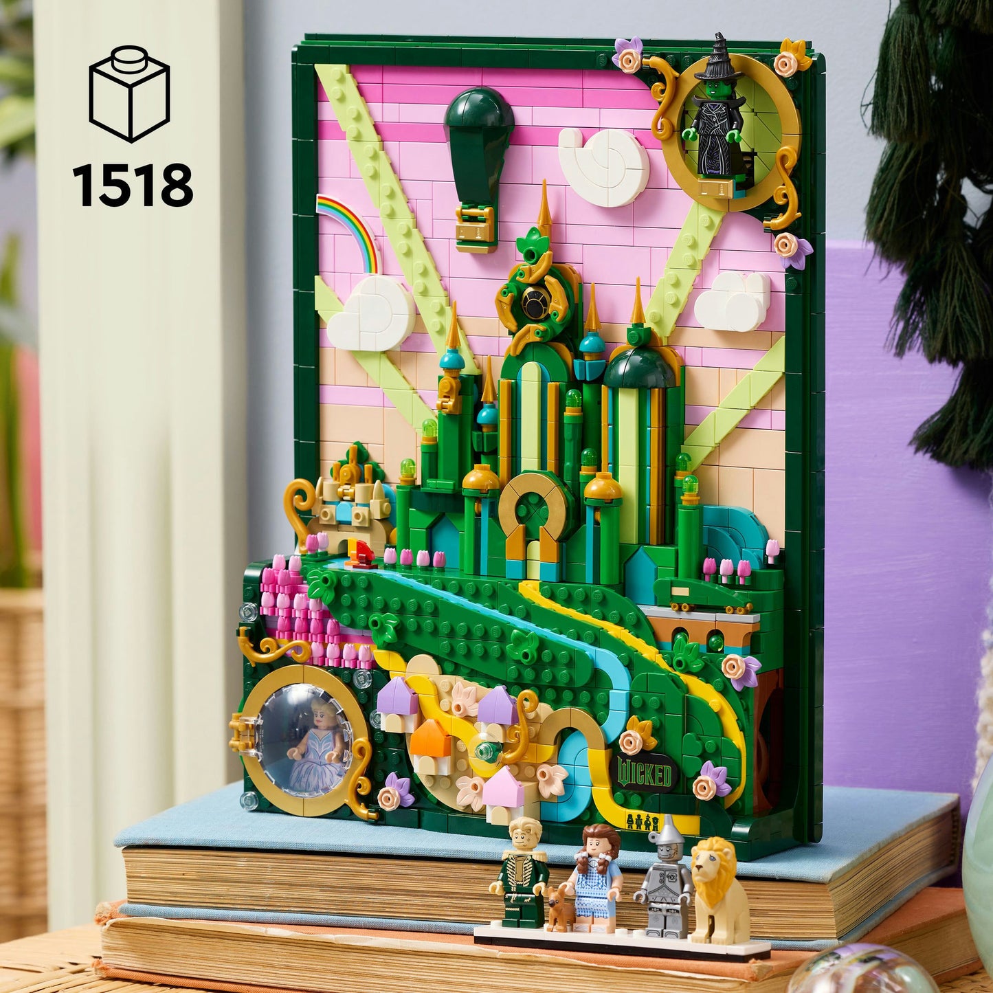 LEGO wicked - emerald city muurkunst constructiespeelgoed (75685)