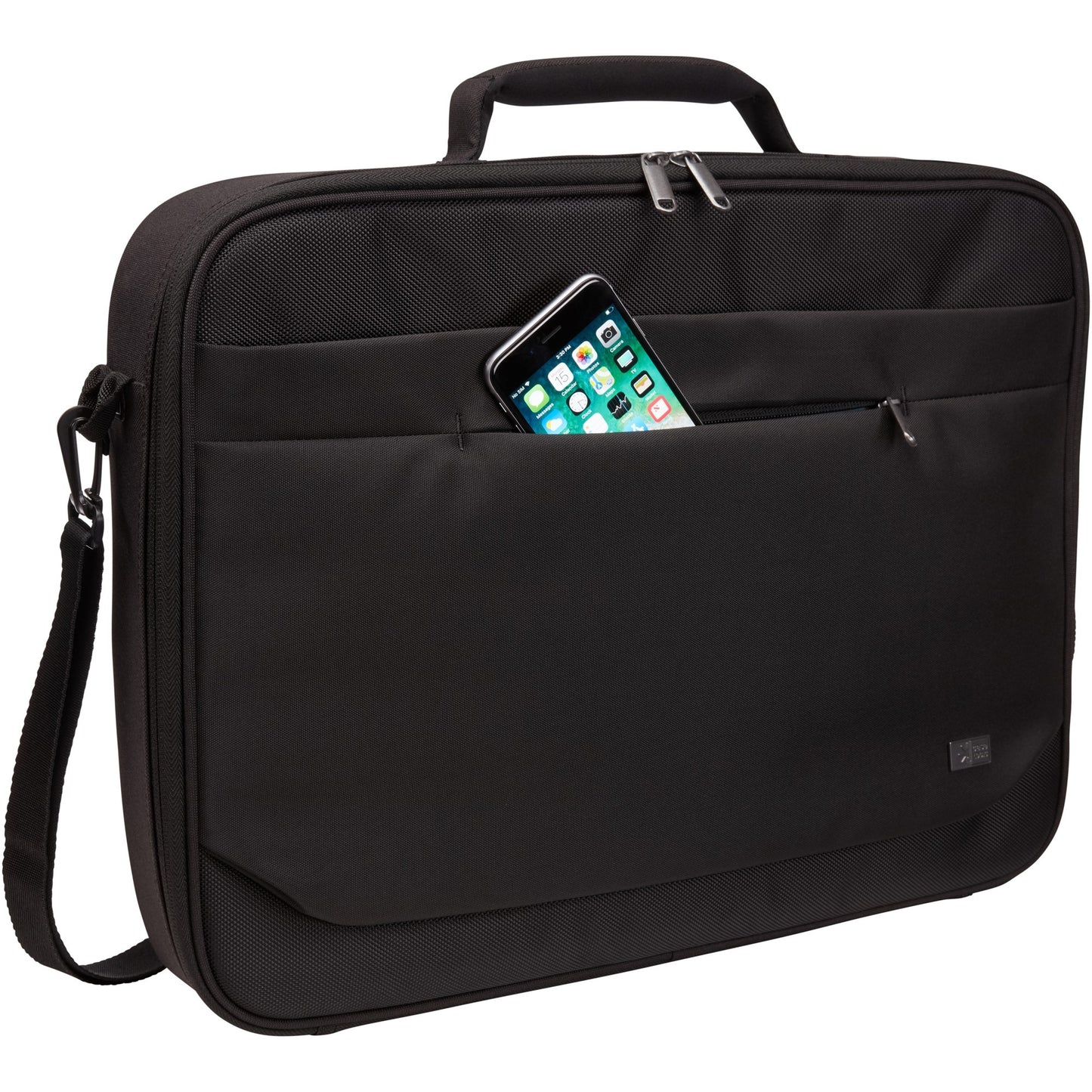 Case Logic advantage 17,3 clamshell bag notebooktas laptoptas (zwart)