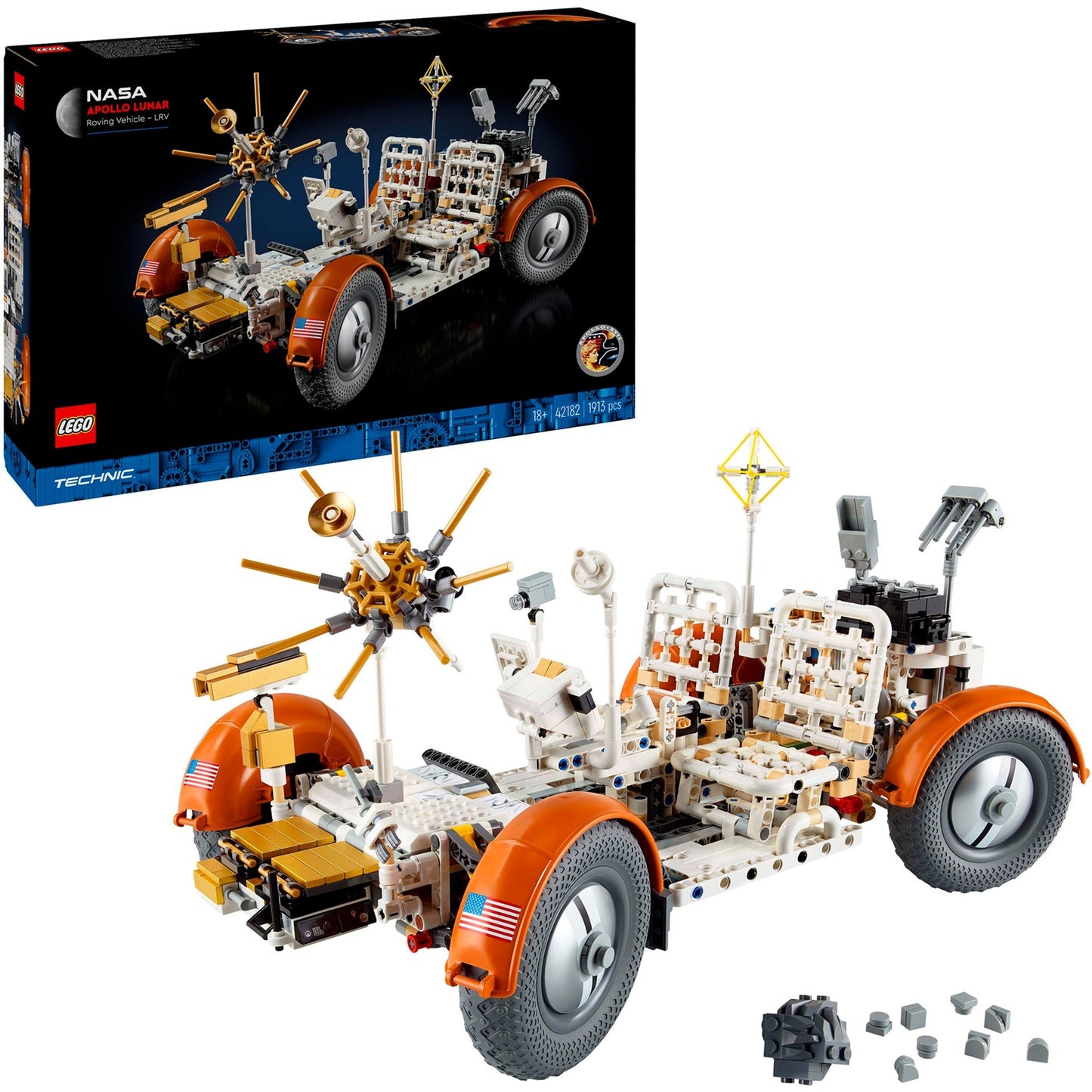 LEGO technic 42182 nasa apollo maanwagen lrv