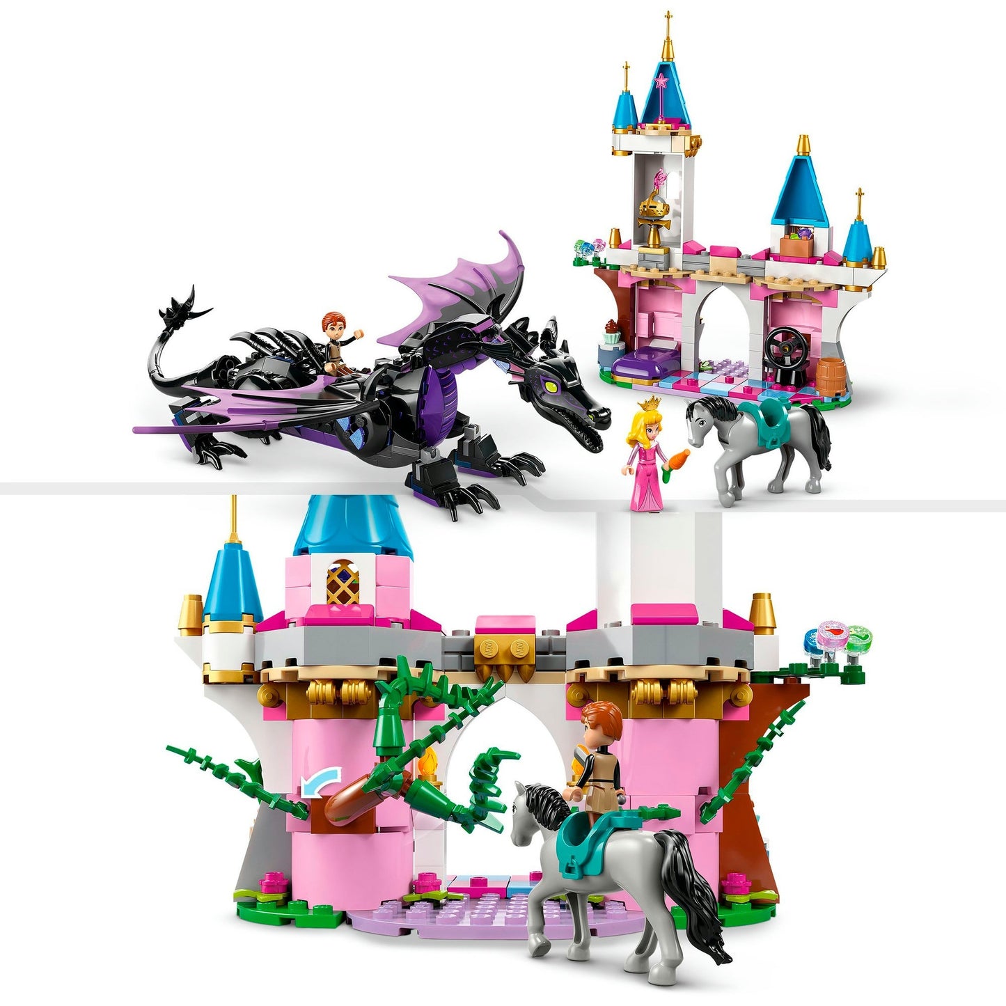 LEGO disney princess - maleficent in drakenvorm constructiespeelgoed (43240)